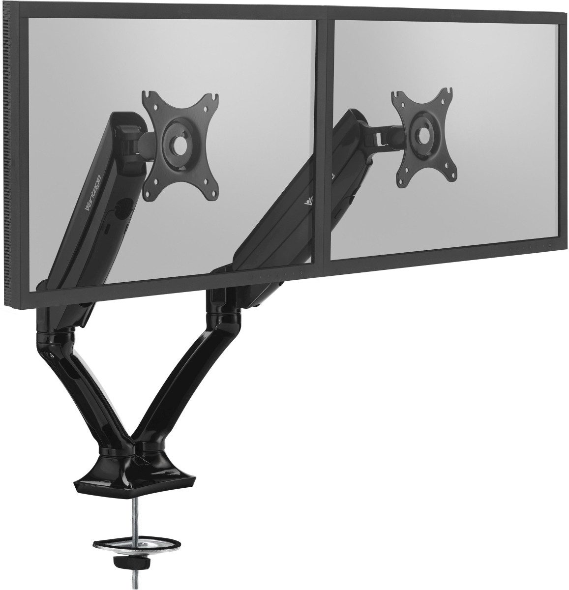 NOVUS Monitor-Halterung Monitorarm duo schwarz