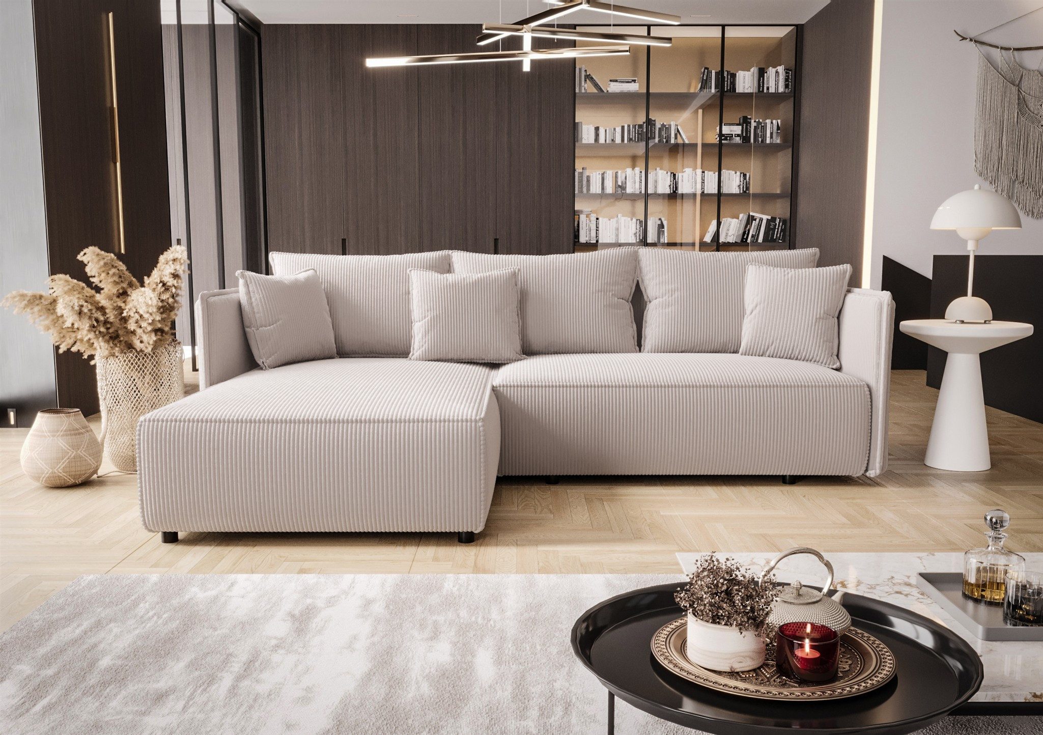 Fun Möbel Ecksofa Schlafsofa Sofa EVORA günstig online kaufen