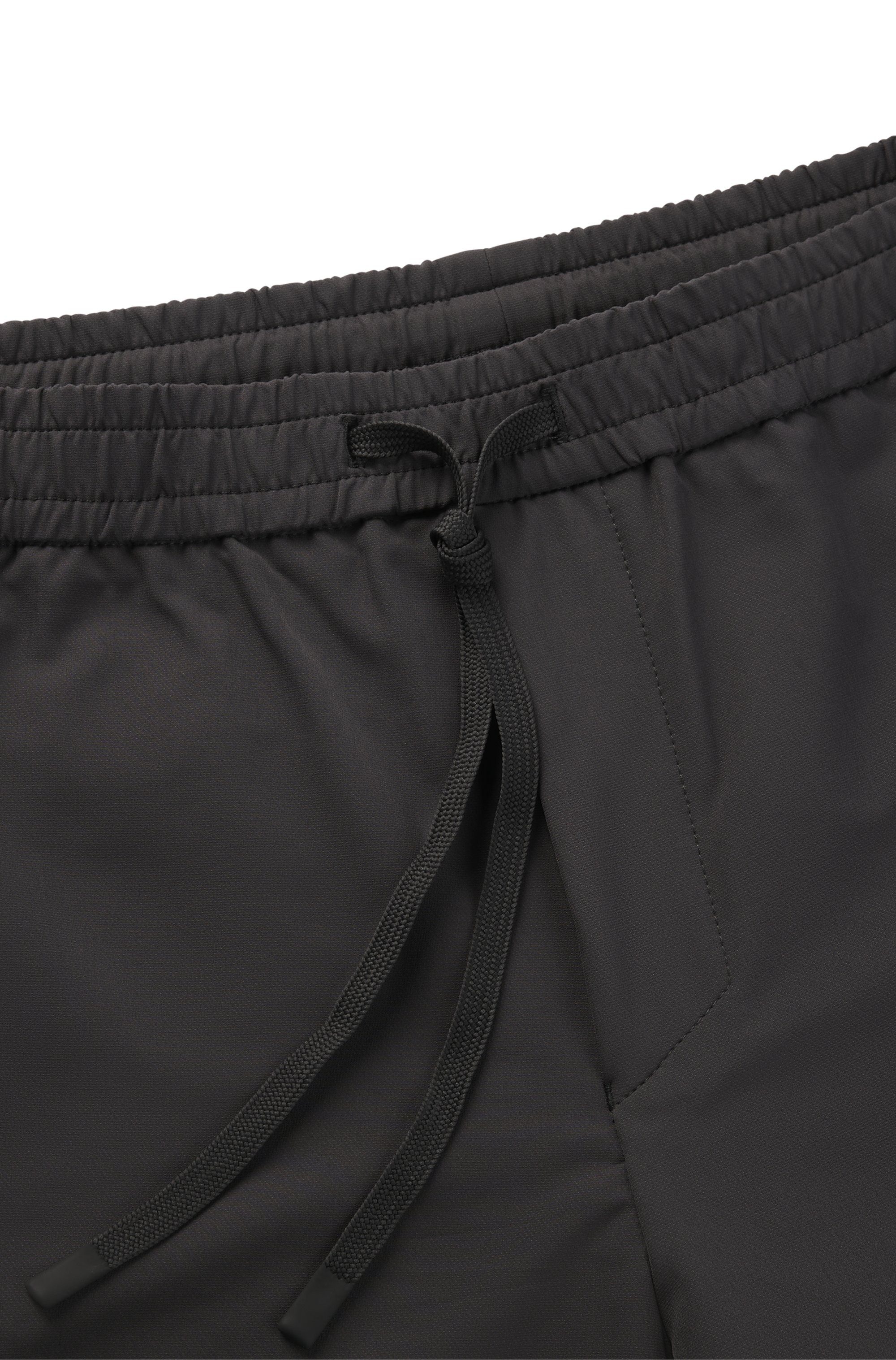 BOSS GREEN Stretch-Hose T Flex mit elastischem Bund und Kordelzug Stretchhose Businesshose