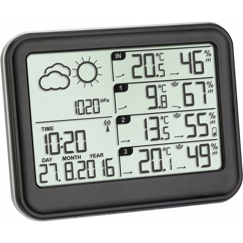 TFA Dostmann TFA Dostmann View 35.1142.01 Funk-Wetterstation Anzahl Sensoren max. Wetterstation