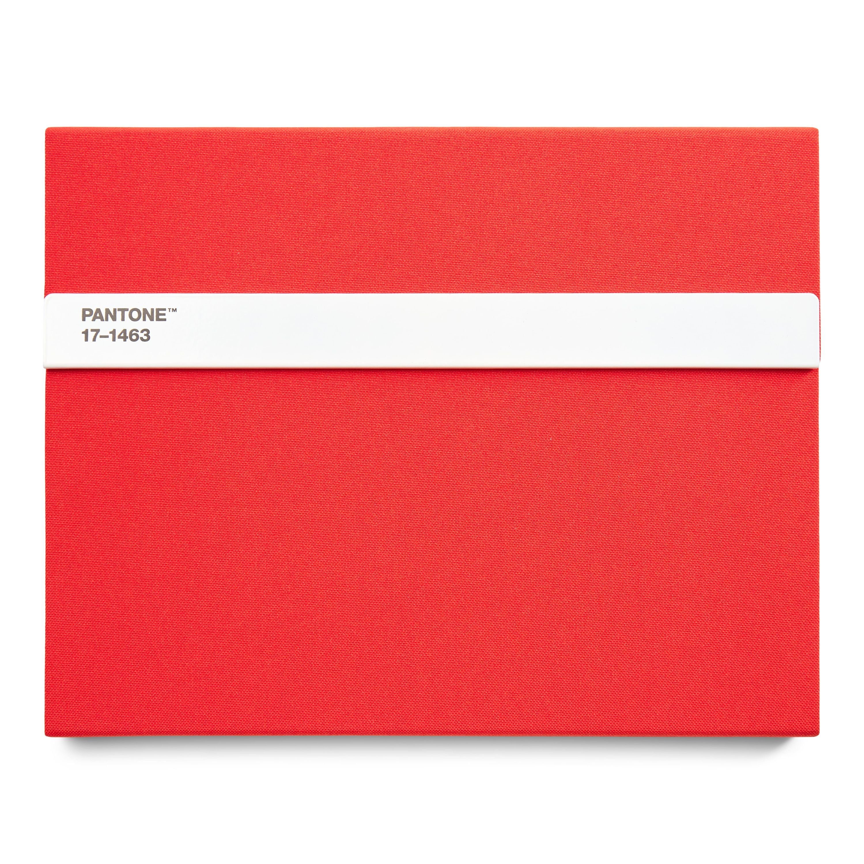 17-1463 PANTONE Orange Notizbuch