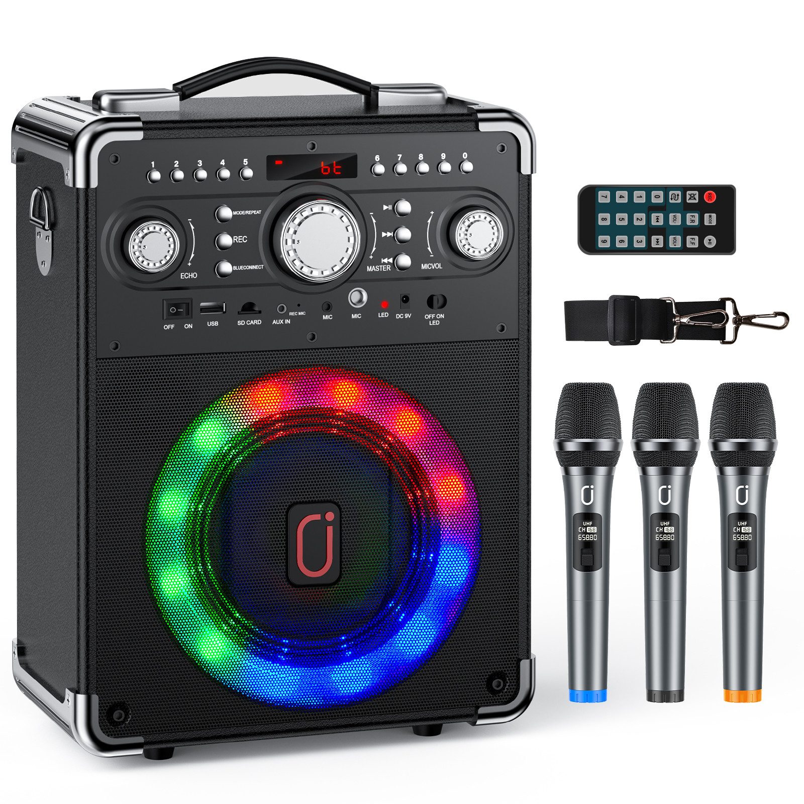 Bluetooth-Lautsprecher Party Loud Essential Subwoofer Karaoke-Maschine