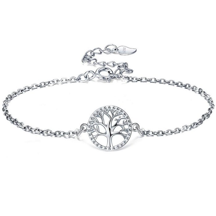 Leway Charm-Armband Lebensbaum Armband für Damen mit Geschenkbox verstellbar