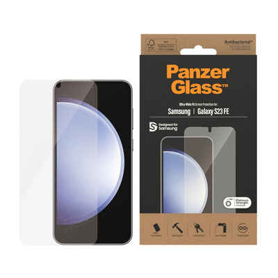 PanzerGlass Screen Protector Ultra Wide Fit für Samsung Galaxy S23 FE, Displayschutzglas