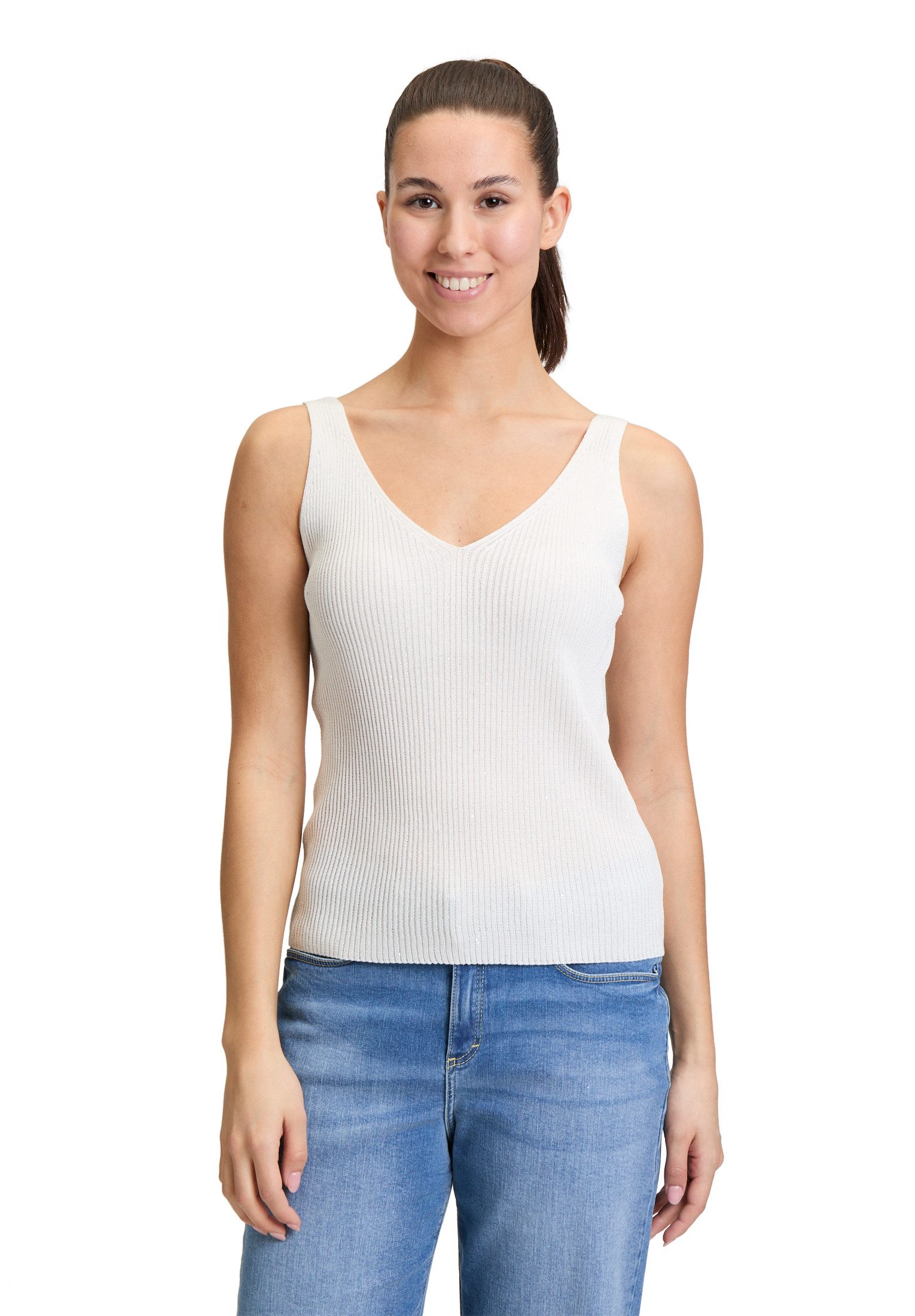 Cartoon Trägertop Damen Strick-Top mit schmalen Trägern Material günstig online kaufen