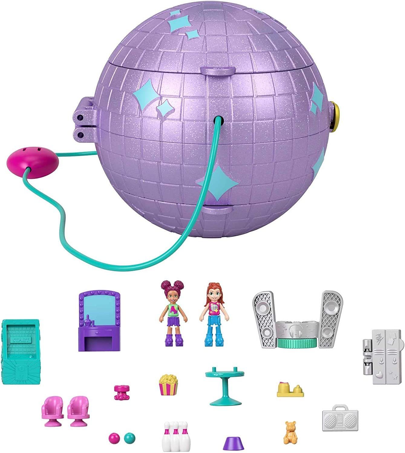 Mattel® Minipuppe Mattel HCG24 - Polly Pocket Doppelspaß Rollschuhdisco Sch günstig online kaufen