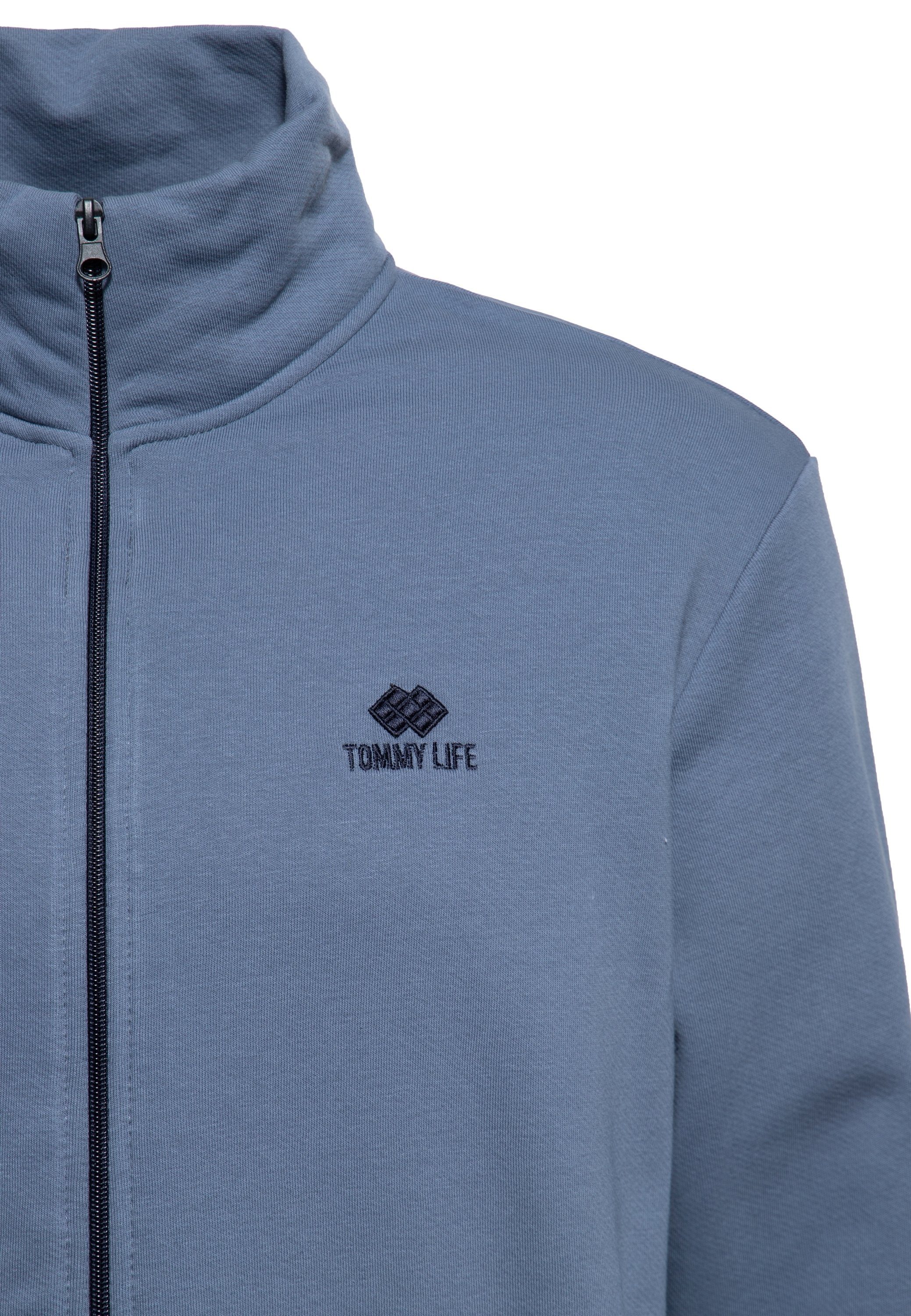 petrol Form Sweatjacke TOMMY LIFE Regular