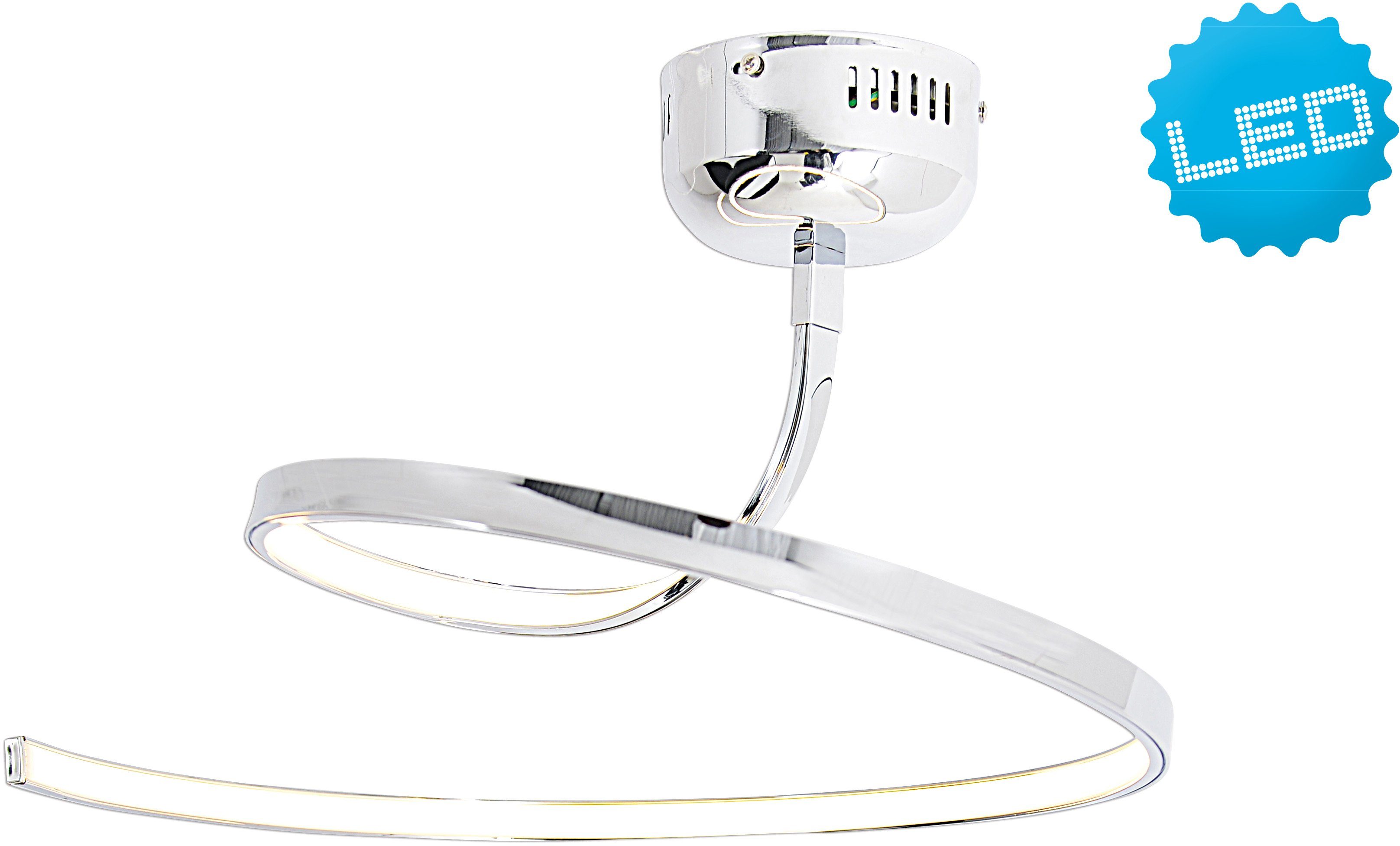 näve LED Deckenleuchte LOOK LINE, LED fest integriert, Warmweiß, LED Deckenleuchte,incl. LEDs total 25W 3000k; 1300lm