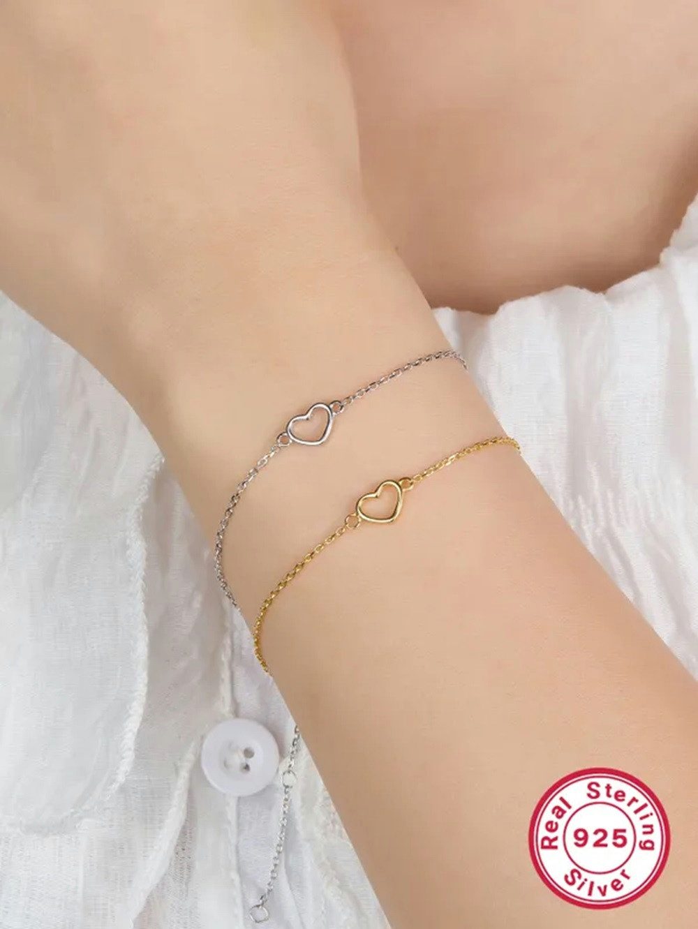 Eyecatcher Armkette 925 Sterling Silber kleines günstig online kaufen