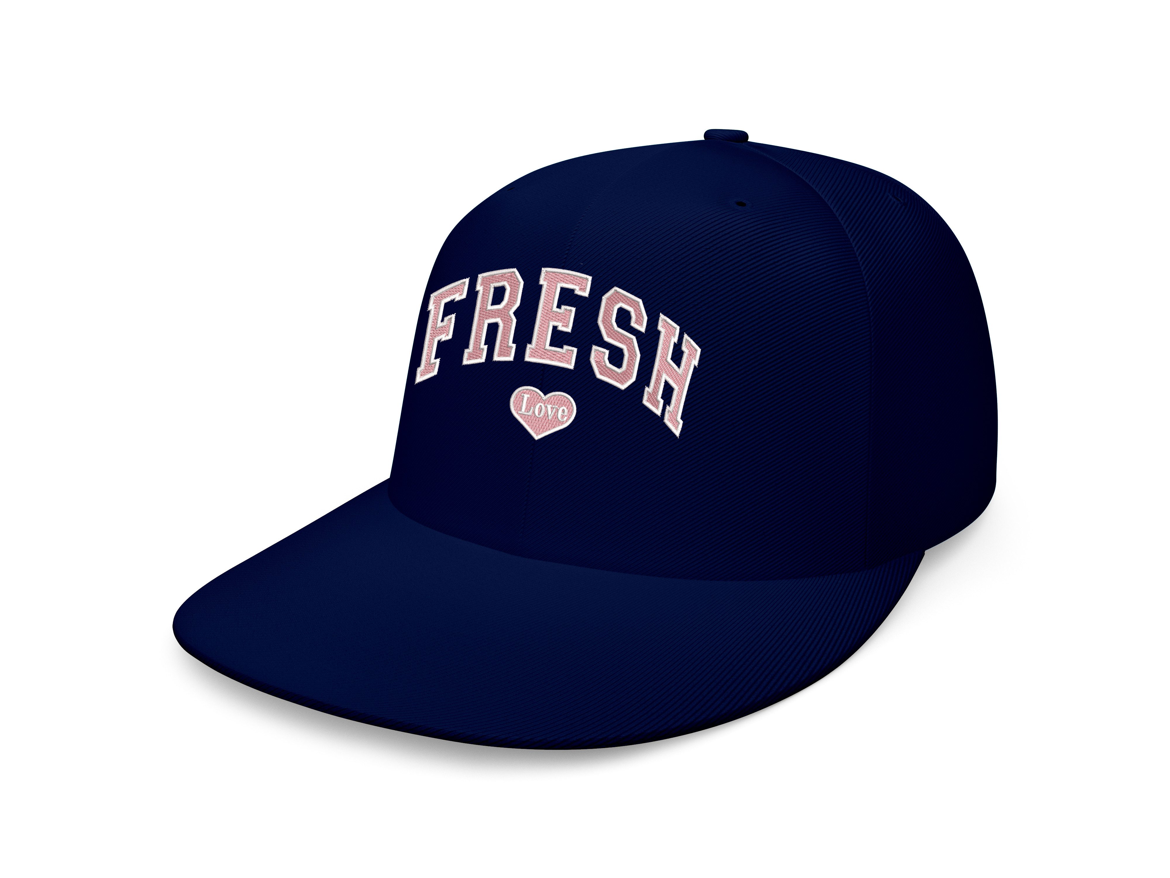 Blondie & Brownie Snapback Cap Unisex Fresh Love Hip Hop Casual Stick Aplikation Snapback Verschluß