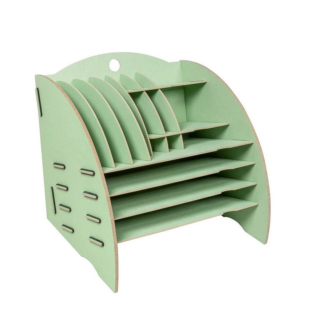 WERKHAUS® Aufbewahrungsbox Werkhaus Ablage Big Organizer Briefablage Schreibtisch Jadegrün