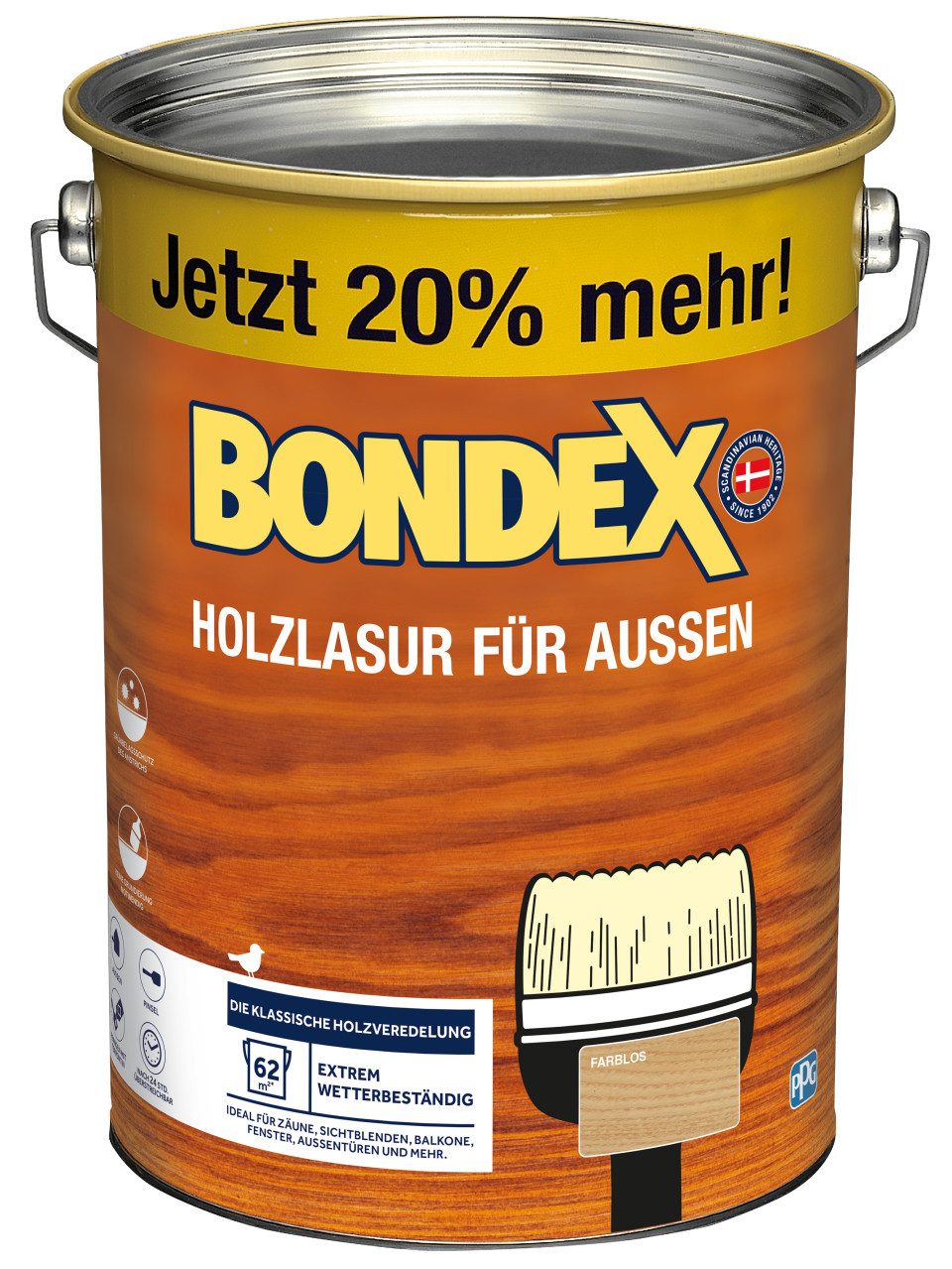 Bondex Lasur Bondex Holzlasur 4,8 L farblos