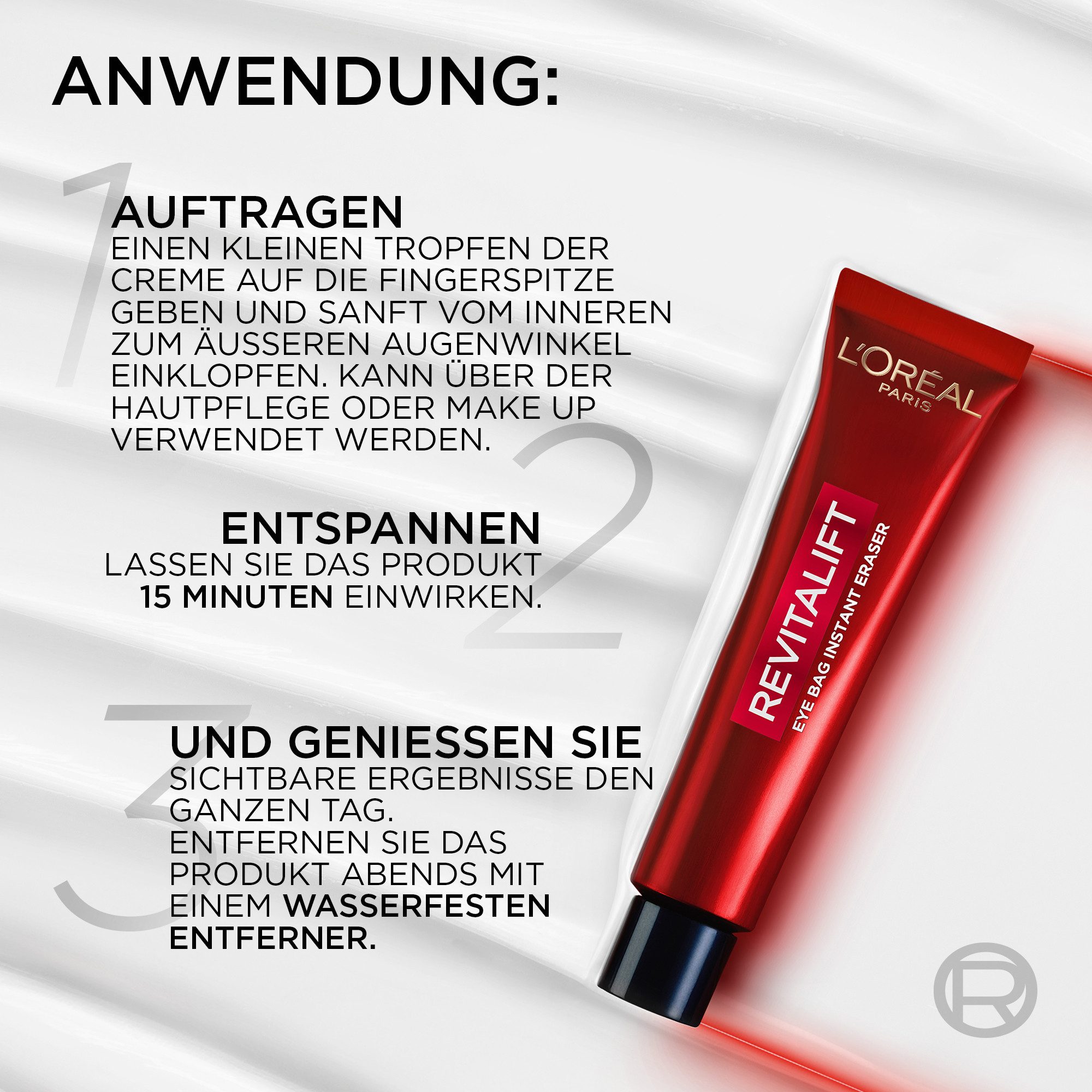 L'ORÉAL PARIS Anti-Aging-Augencreme L'Oréal Paris Revitalift Laser Anti-Tränensack Sofort Lifting