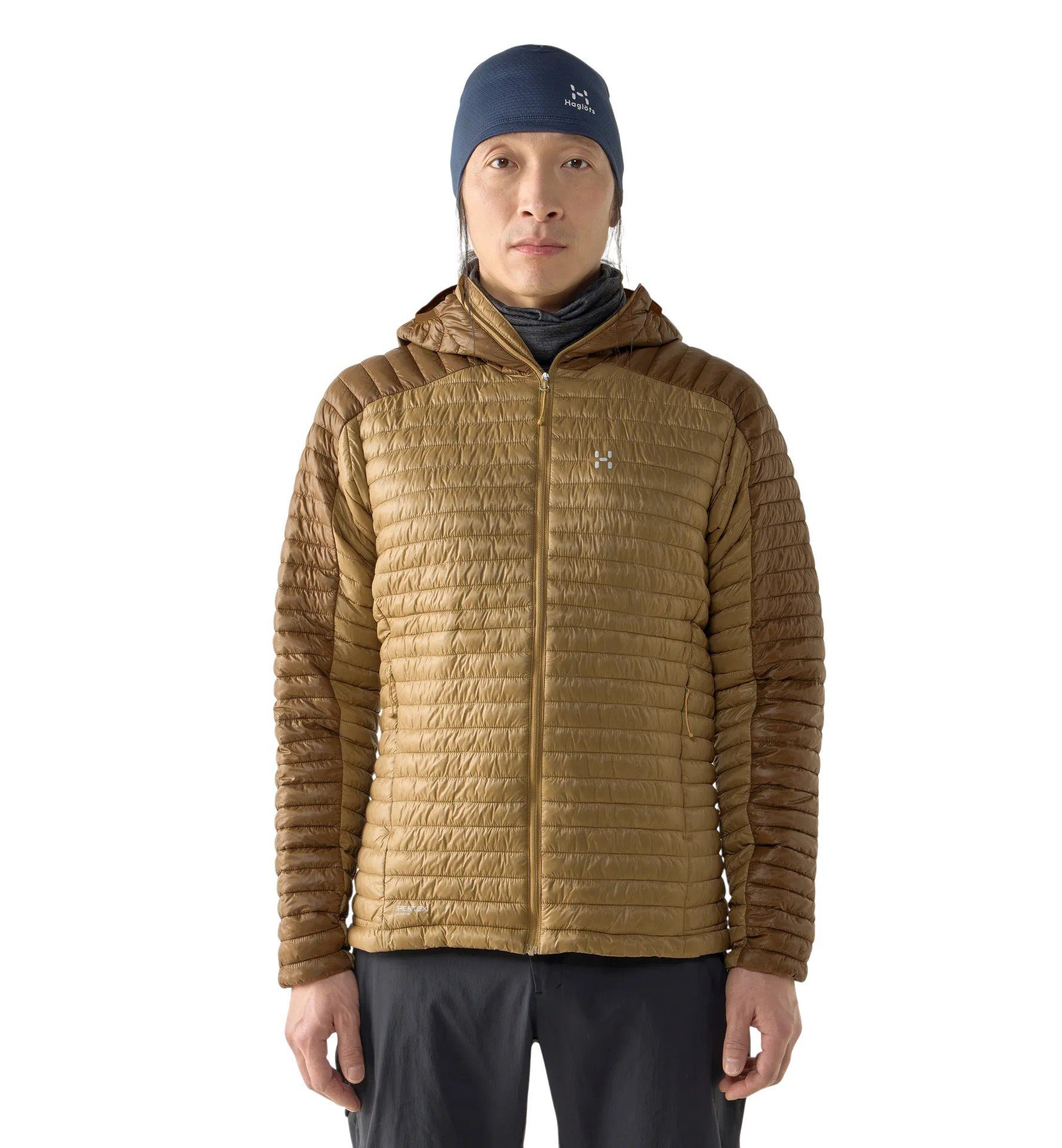 Haglöfs Funktionsjacke Isolationsjacke L.I.M Mimic II Hood (superleichtes, reißfestes Pertex)