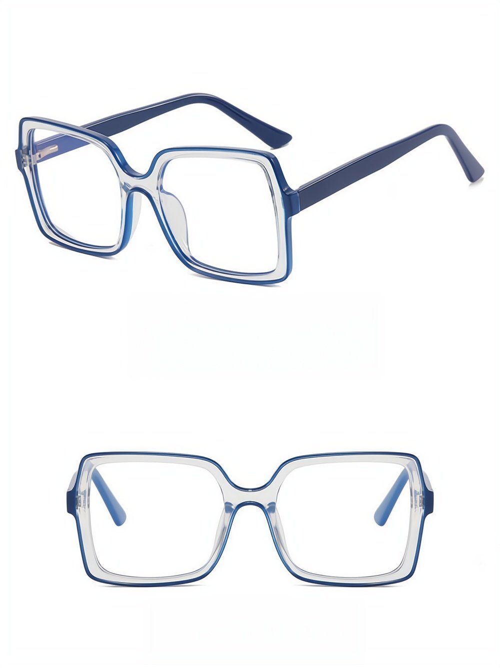 PACIEA Brille Blaulichtfilter Transparente Anti-Müdigkeit Computer Gaming Schutz