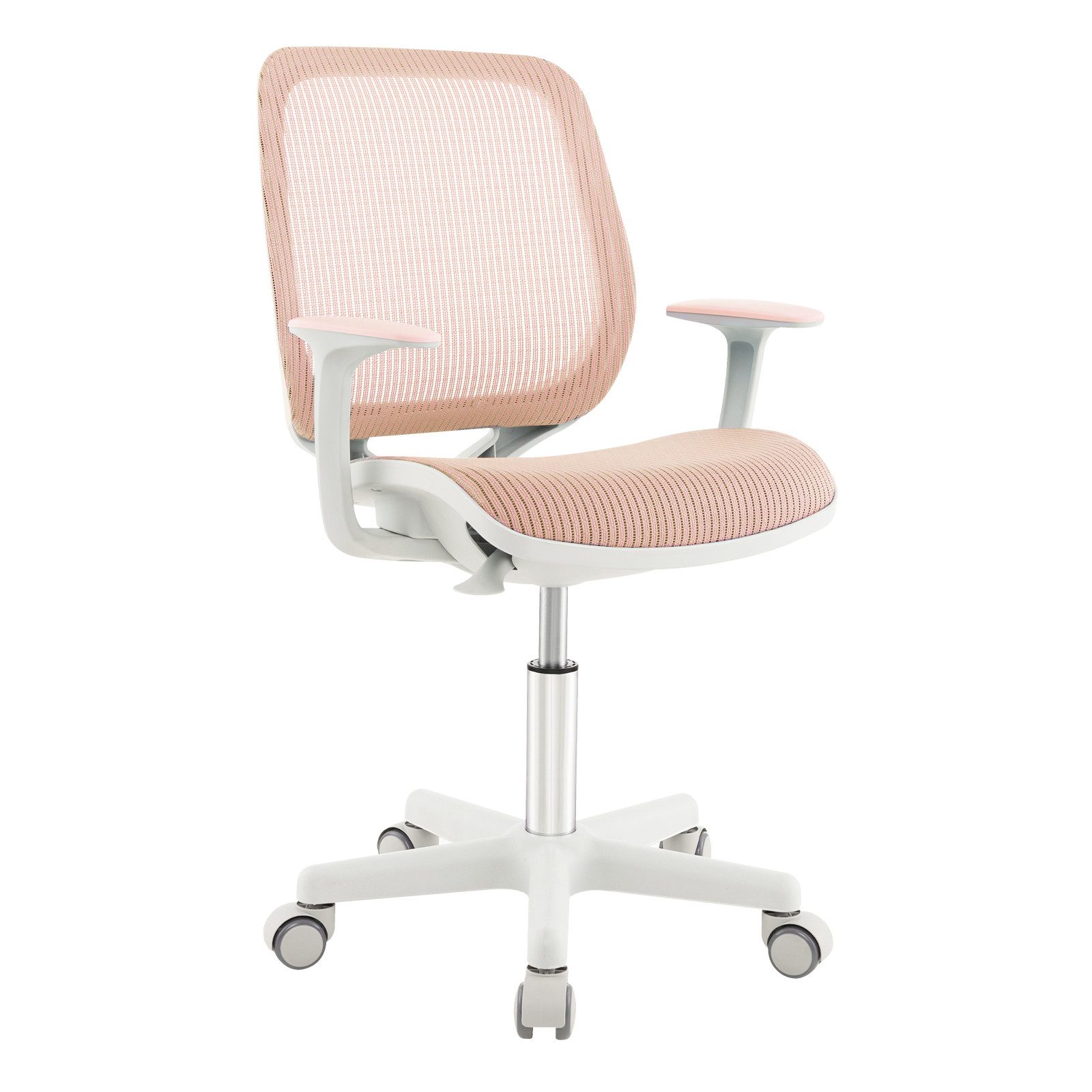 COSTWAY Drehstuhl Kinderstuhl, 43-55cm höhenverstellbar, mit Rollen 360° dr günstig online kaufen