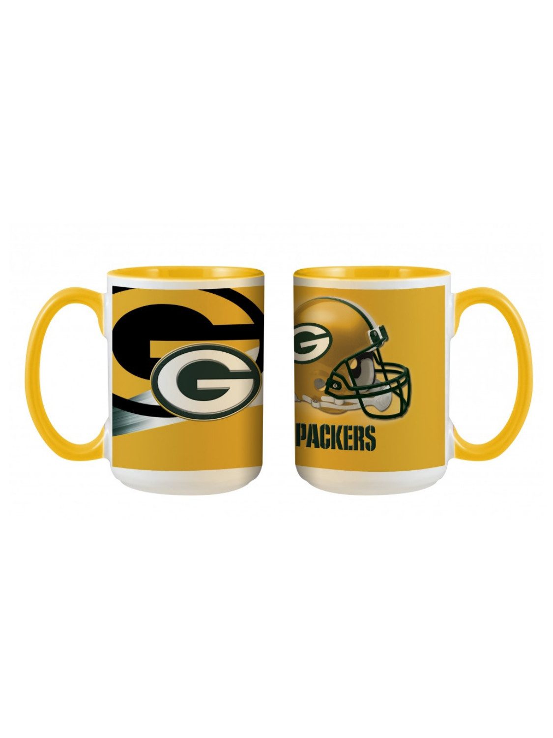 Green Bay Packers Becher Green Bay Packers 3D Inner Color Mug 445ml, Keramik