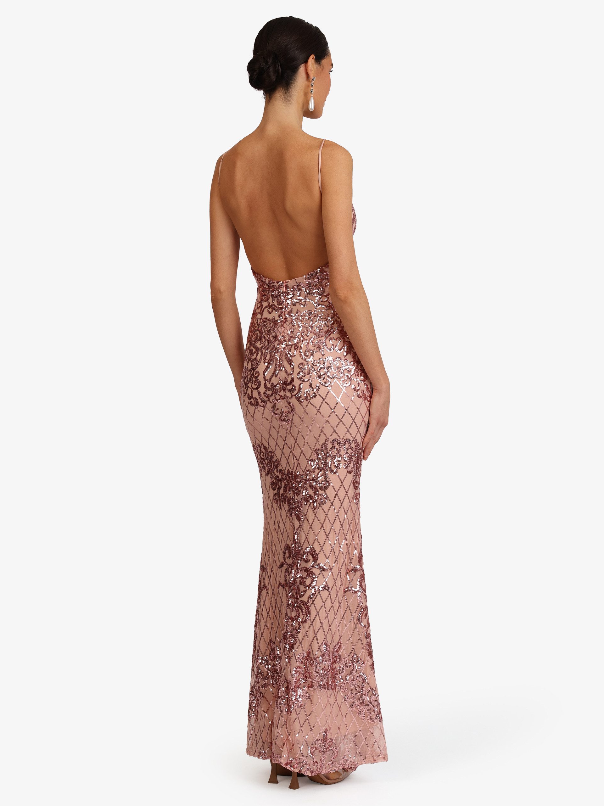 Kraimod Abendkleid mit tiefem Ausschnitt