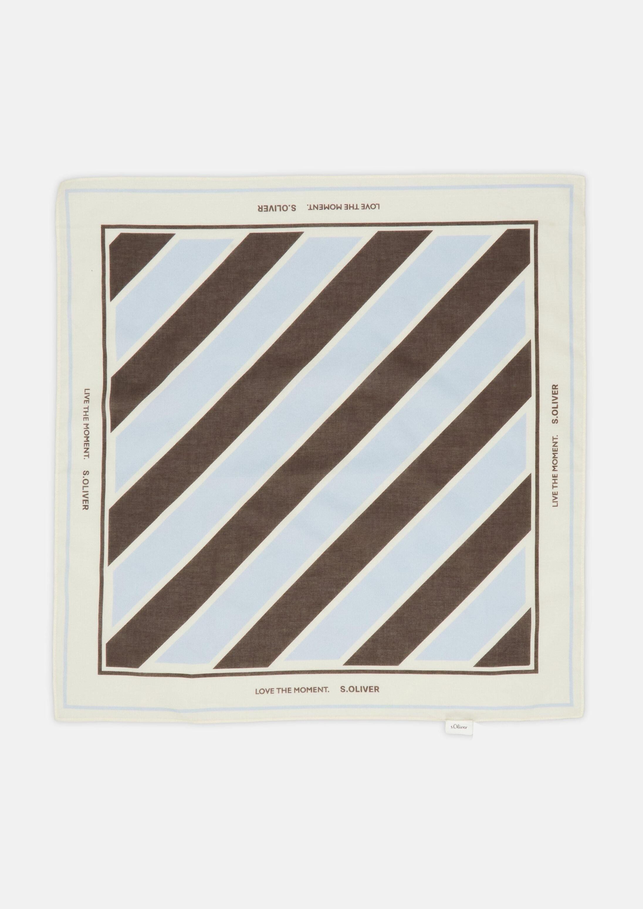 s.Oliver Schal Schal, Schal mit Schriftprint