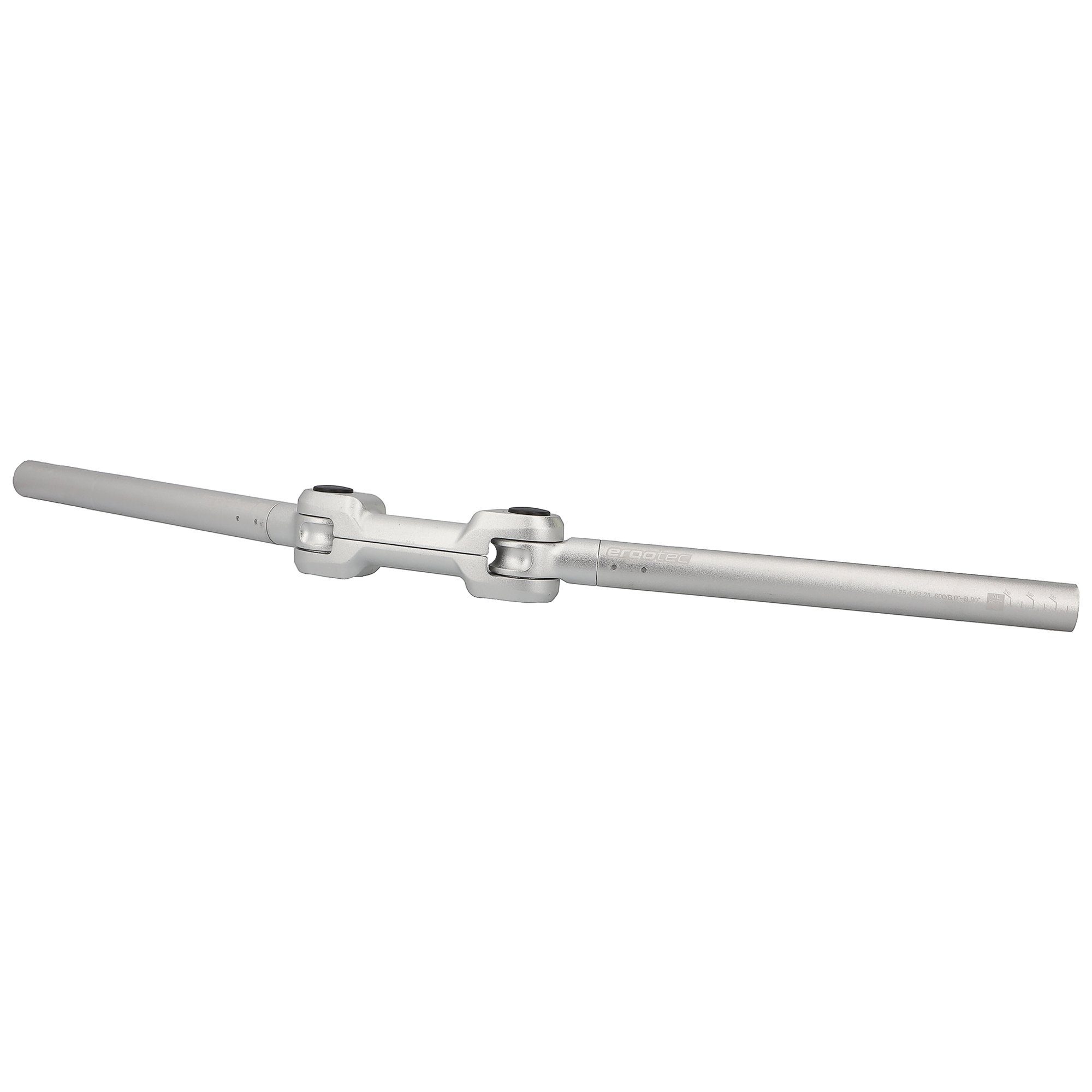 Ergotec Fahrradlenker E Bike Lenker Ergo Tec AHS Superlight 254 mm silber lvl 4, Level 3