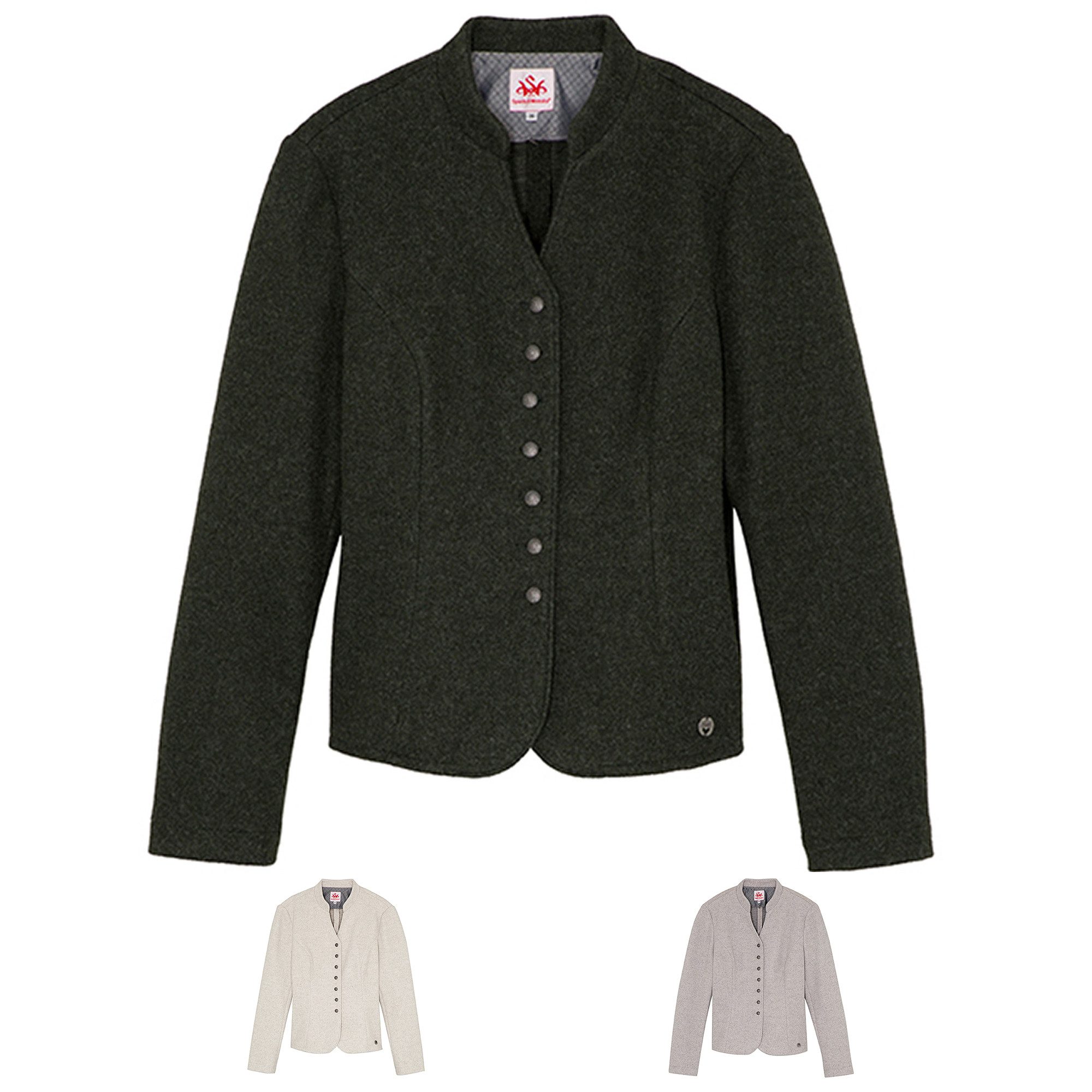 Spieth & Wensky Trachtenstrickjacke Distanz- Strickjacke Distanz Damen Strickjacke Janker Trachten jacke