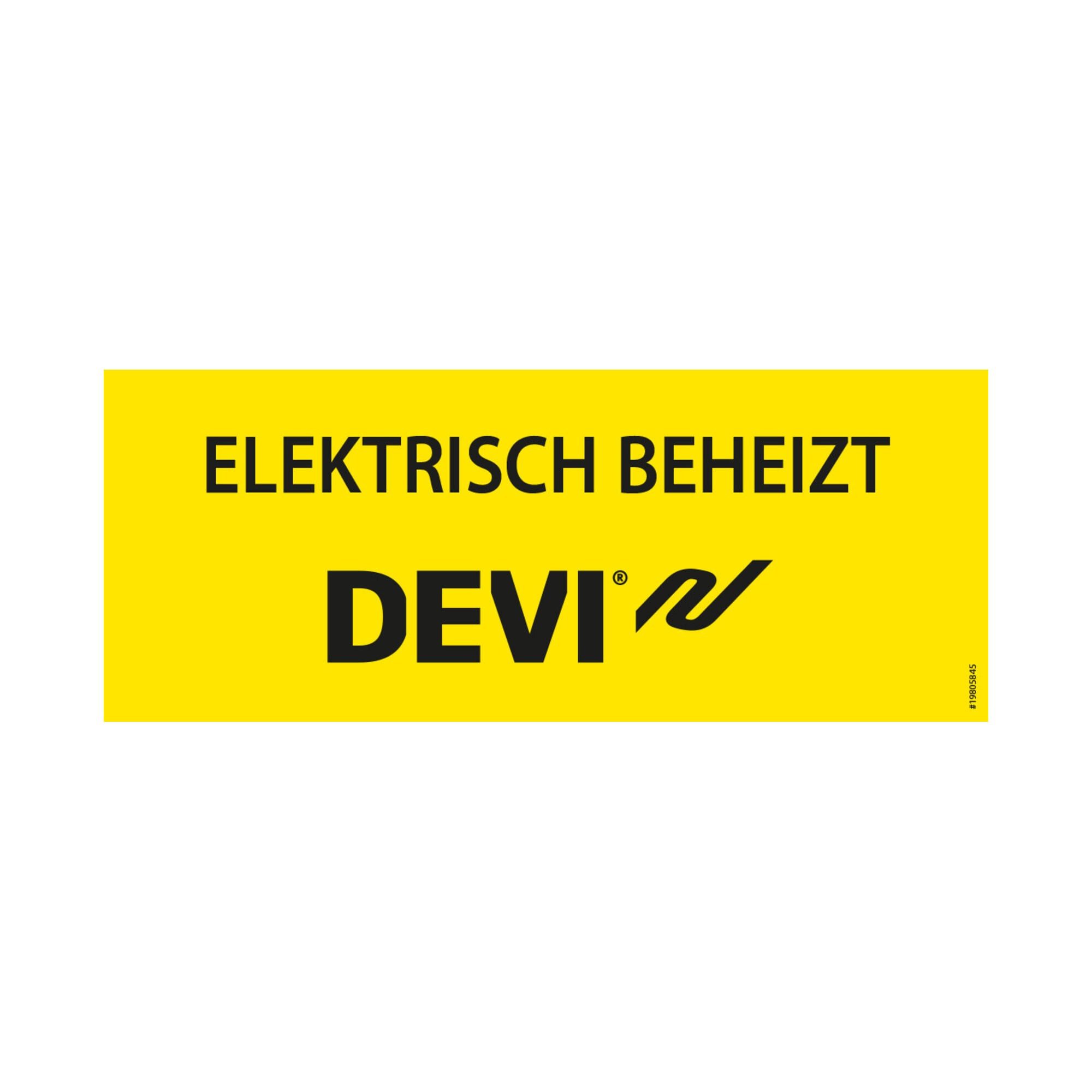 DEVI Devi Kennzeichnungsaufkleber -Elektrisch beheizt- 19-805845