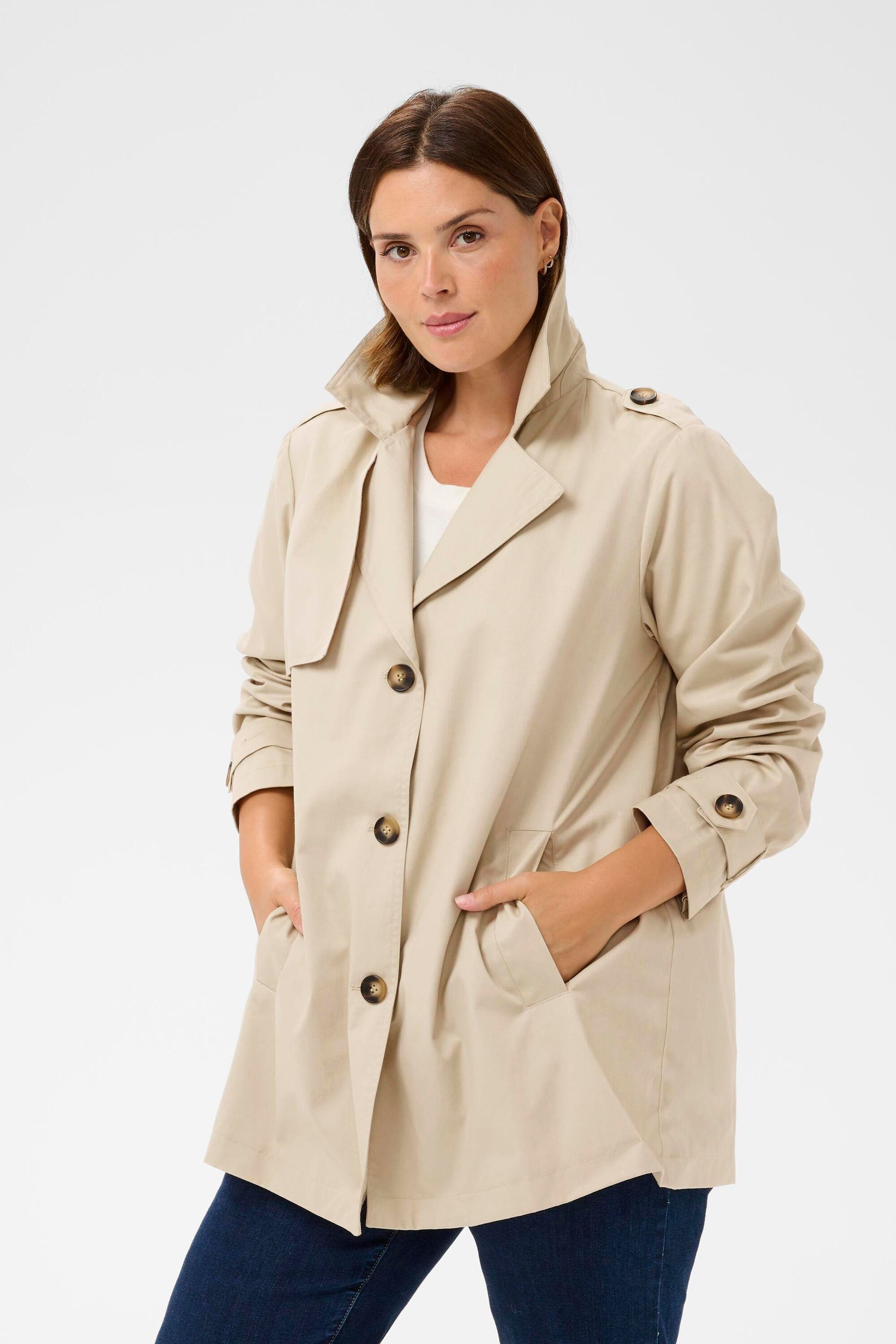 KAFFE Curve Allwetterjacke Jacke KCtricia Große Größen günstig online kaufen