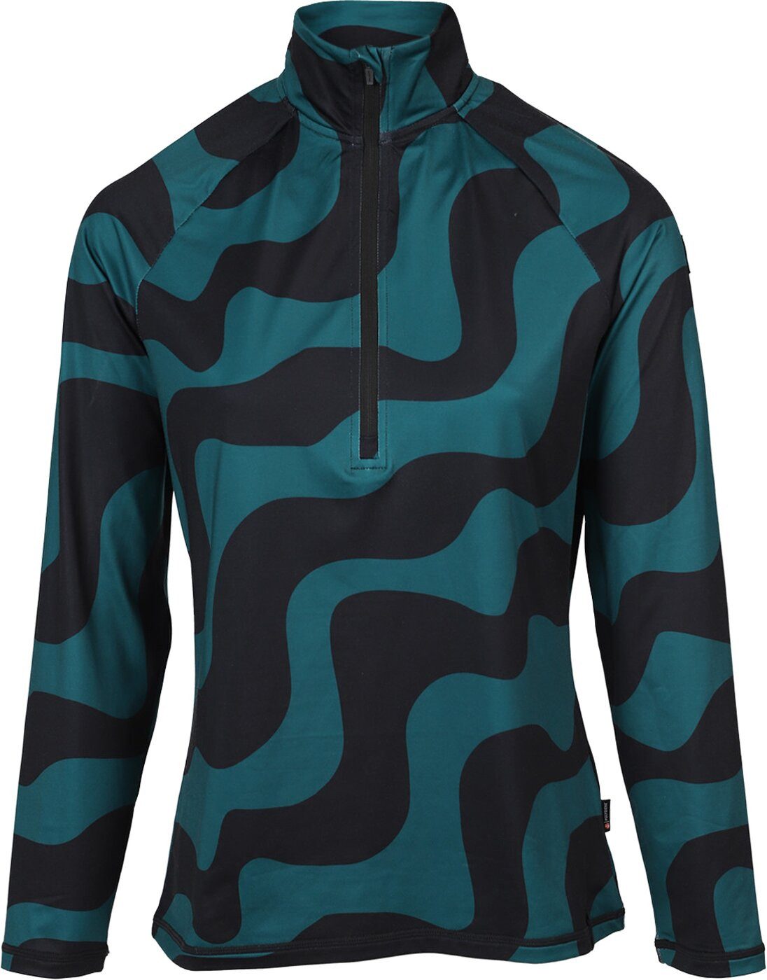 Brunotti Rollkragenpullover Galena-Groovy Women Fleece Groovy Swirl Evergreen