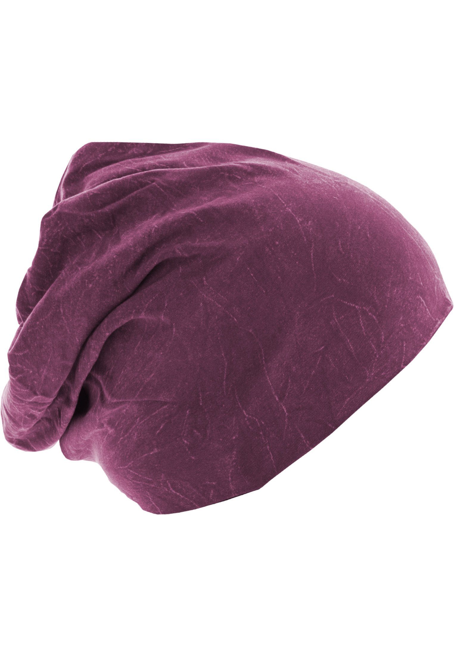 MSTRDS Beanie Accessoires (1-St) Stonewashed Beanie purple Jersey