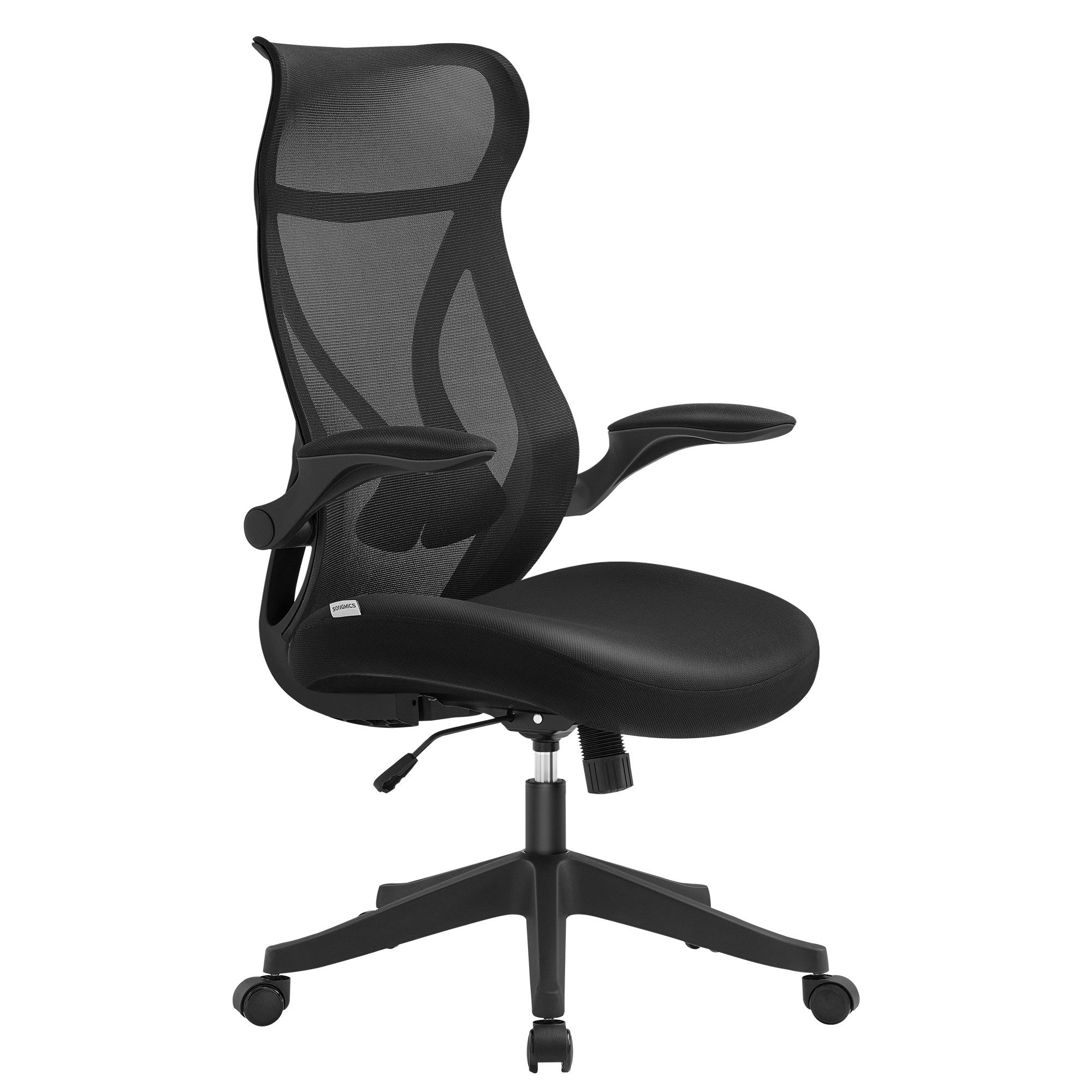 SONGMICS Bürostuhl, Schreibtischstuhl, ergonomische Rückenlehne, hochklappb günstig online kaufen