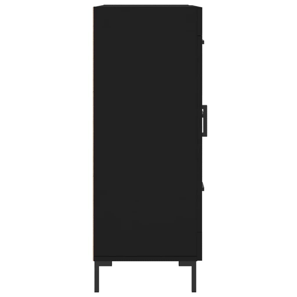 (1 cm 69,5x34x90 vidaXL St) Holzwerkstoff Schwarz Sideboard Sideboard