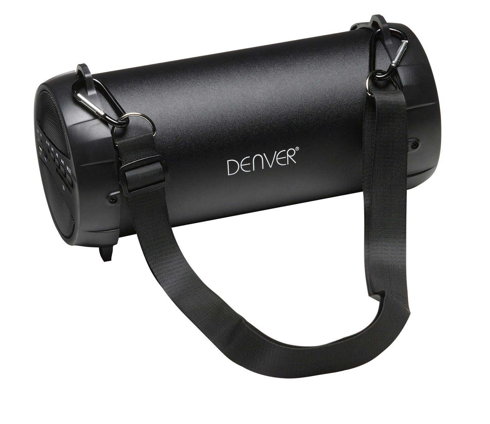 Denver mit kabellose Soundbox Bluetooth Sound aufladbaren Lautsprecher Bluetooth Box BTS-53 Akku) Bassbox Soundbox schwarz Portable-Lautsprecher (10 W,