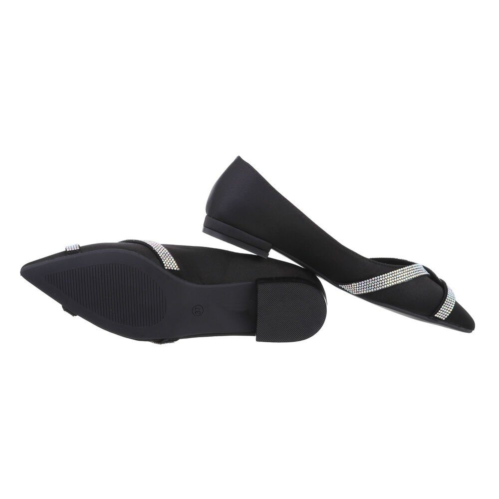 Ital-Design Damen Schlupfschuhe Freizeit Ballerina (82095496) Blockabsatz K günstig online kaufen