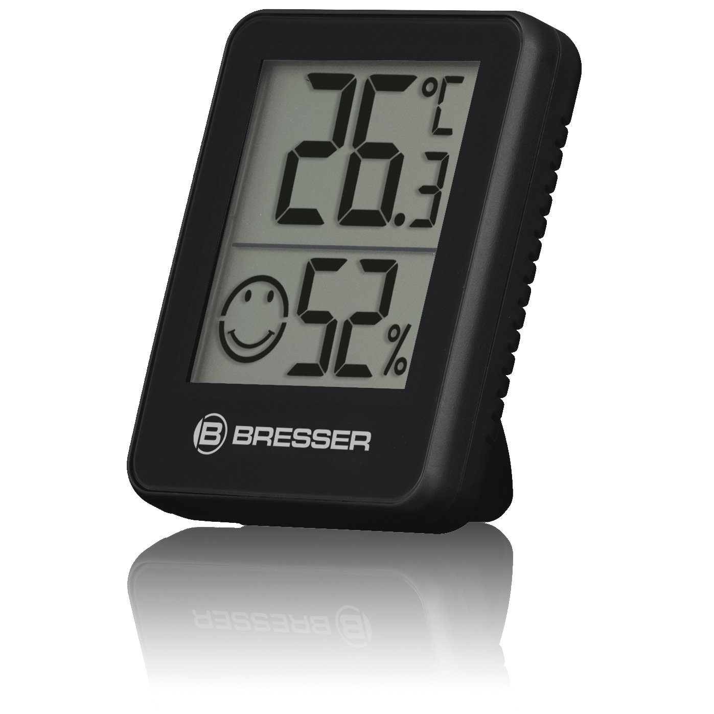 Temeo Hygro 3er Set Temperaturmessgerät Hygrometer schwarz Thermometer Indikator BRESSER /