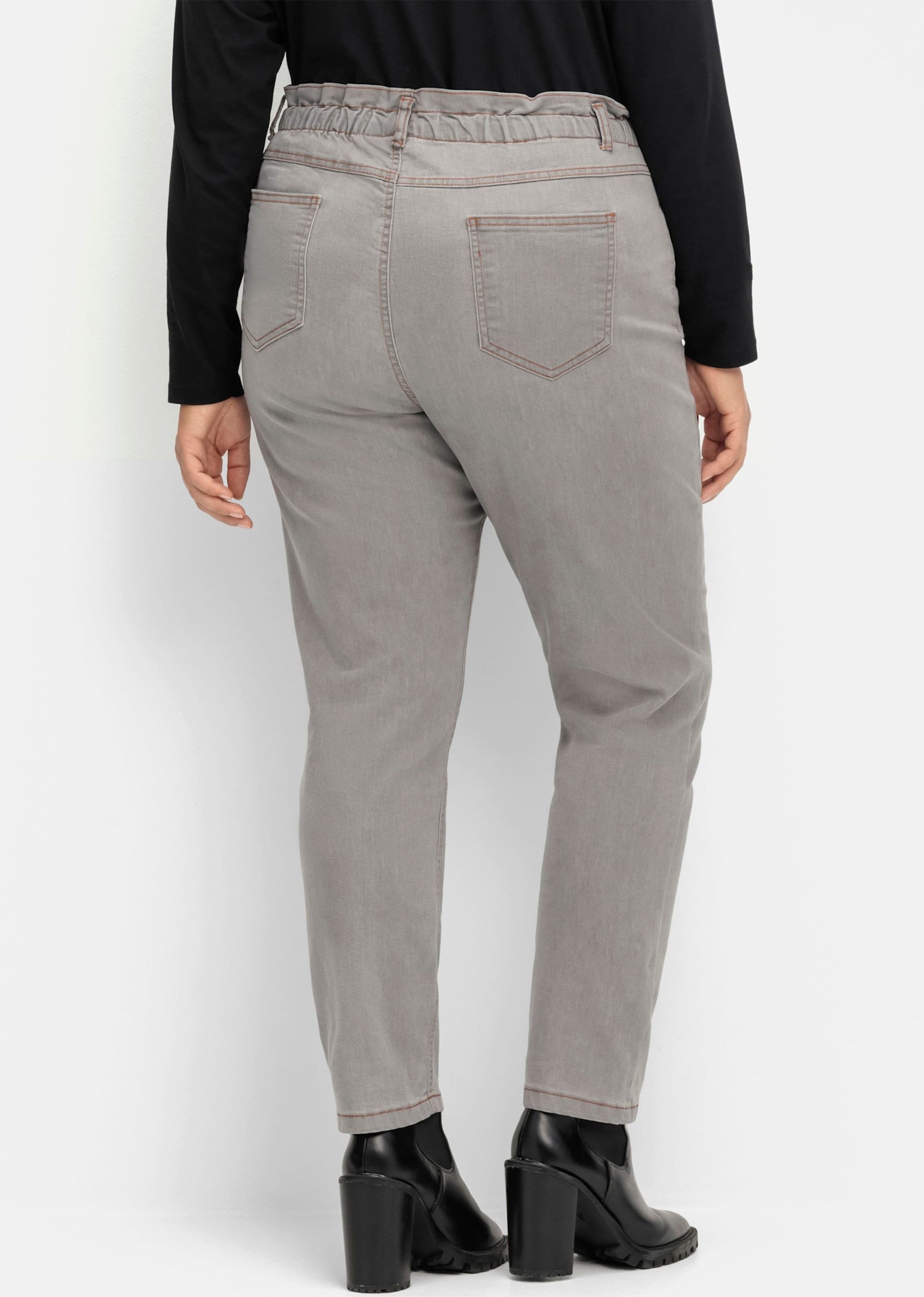 Sieh an! Bequeme Jeans Jeans leicht vertieft