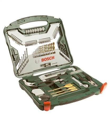 Bosch Home & Garden Bohrer- Schrauber 103-tlg., Werkzeugset und X-Line-Titanium