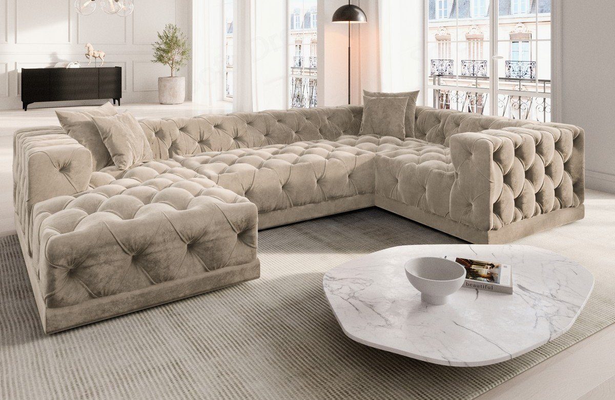 Sofa Dreams Wohnlandschaft Designer Stoff Sofa günstig online kaufen