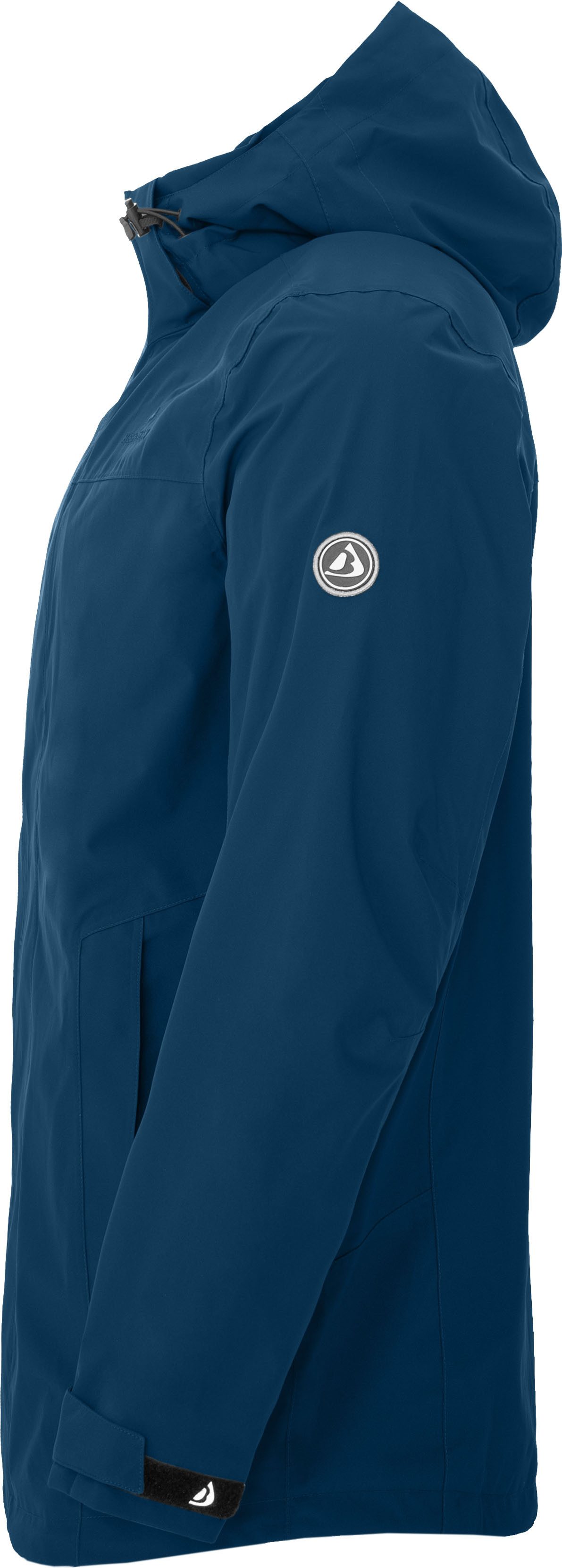 Bergson Regenjacke JUKKA light Herren Sommer-Parka, Netzfutter, 20000 mm Wassersäule, Normalgrößen