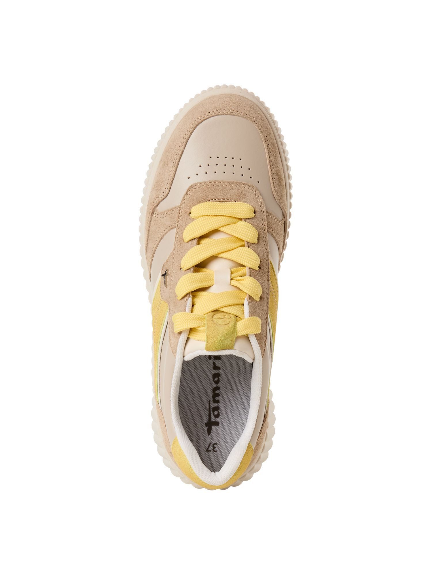 Tamaris COMF.Lin+TOUCH mit Schnürsenkel kein Absatz Sneaker COMF.Lin – Bild 2 von 5