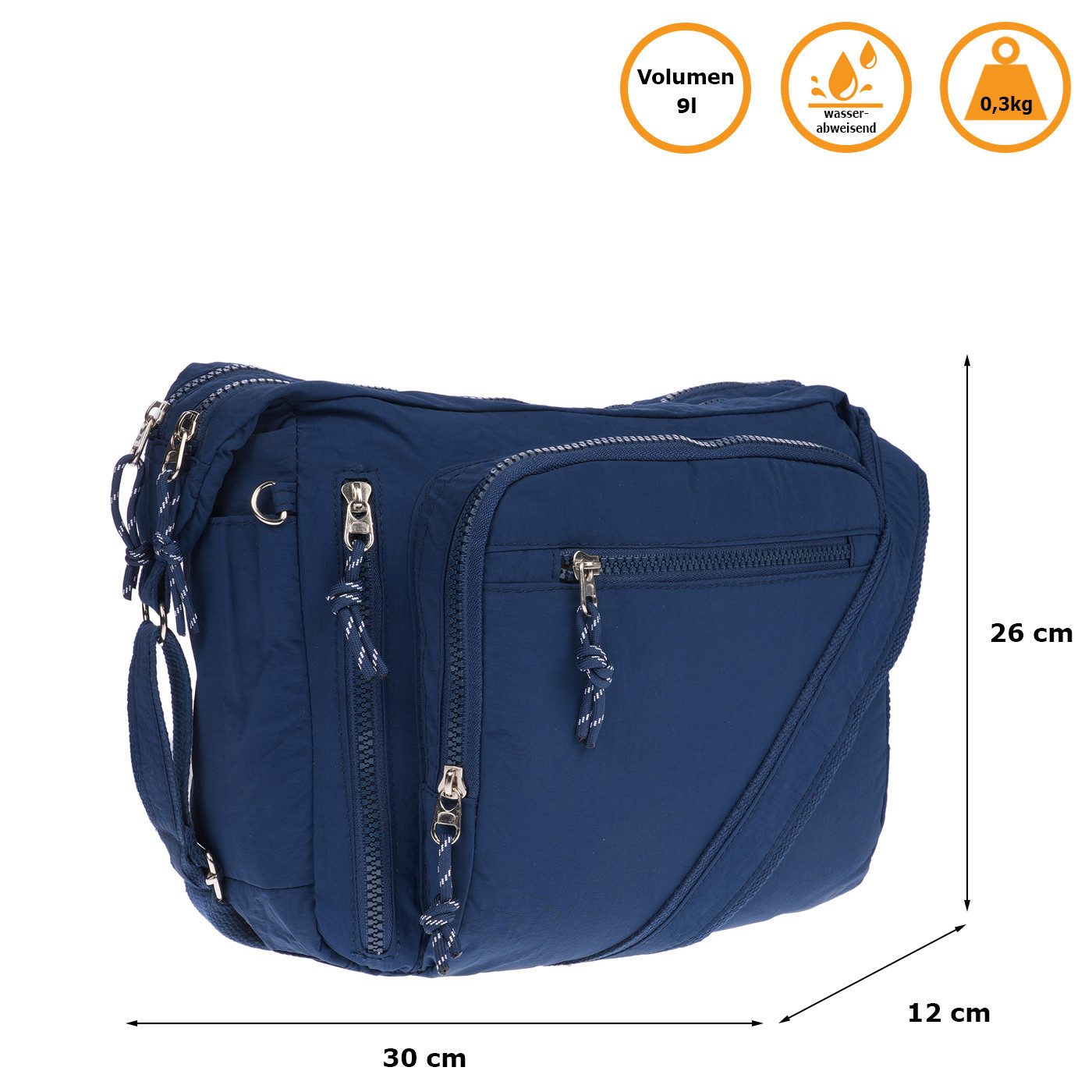 Christian Wippermann Henkeltasche Große Damen Tasche Umhängetasche Schultertasche (einzeln), Henkeltasche