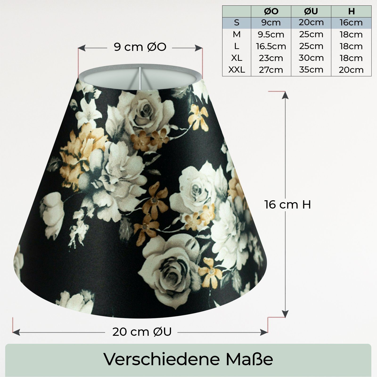 Wogati Lampenschirm Wogati Premium Stehlampe Lampenschirm Konisch – Bild 4 von 5