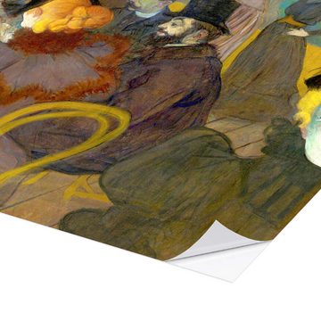 Posterlounge Wandfolie Henri de Toulouse-Lautrec, Im Kabarett, Esszimmer Malerei