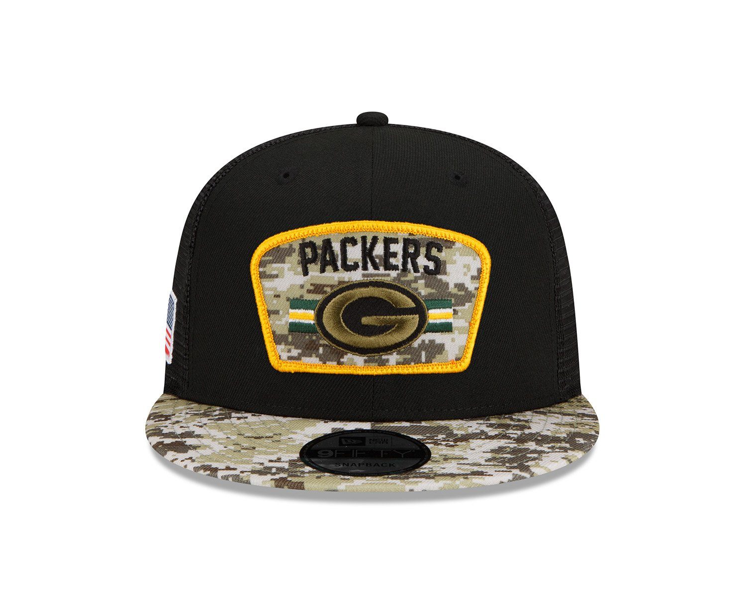 New Packers Cap 9FIFTY To Era Cap Bay Salute Green Service Snapback 950