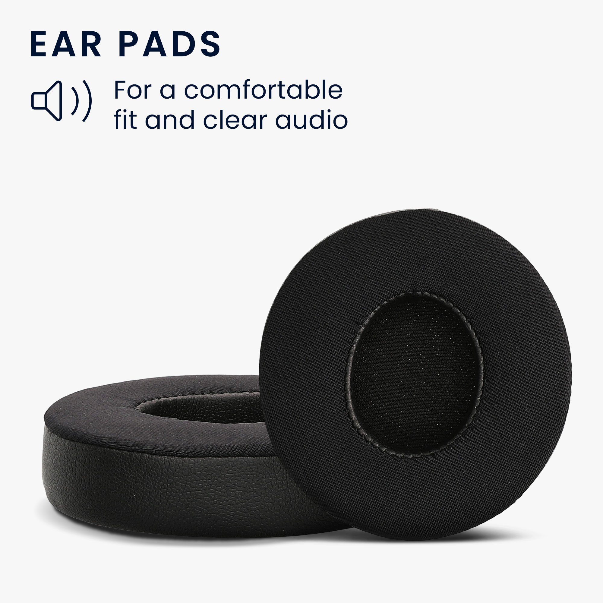 Cooling für Over Kopfhörer kwmobile Ohrpolster für 3 Effekt) Ear 2x (Ohrpolster Solo Beats Ohr Polster Kunstleder Headphones