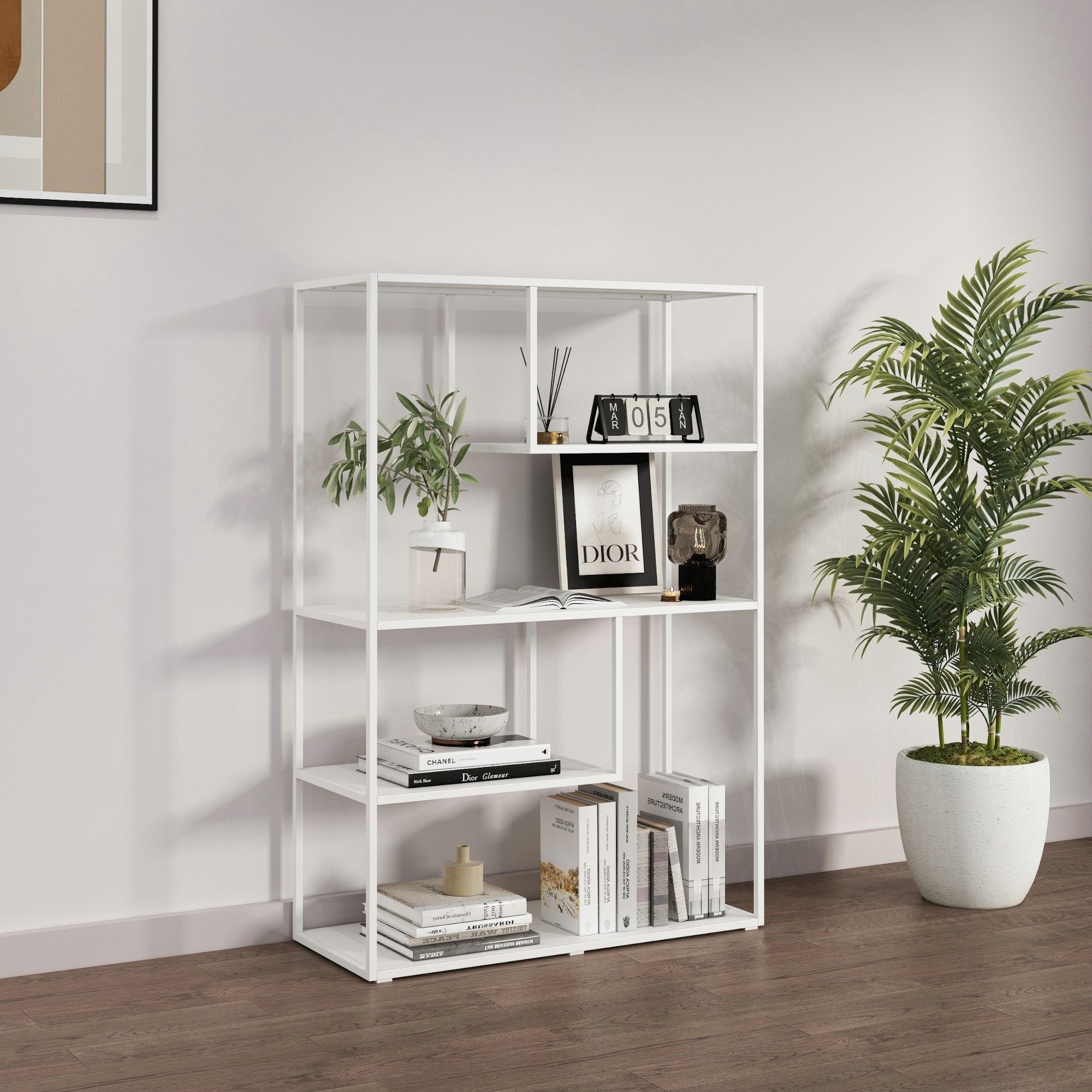 en.casa Standregal, »Sievi« Stahl 126 x günstig online kaufen