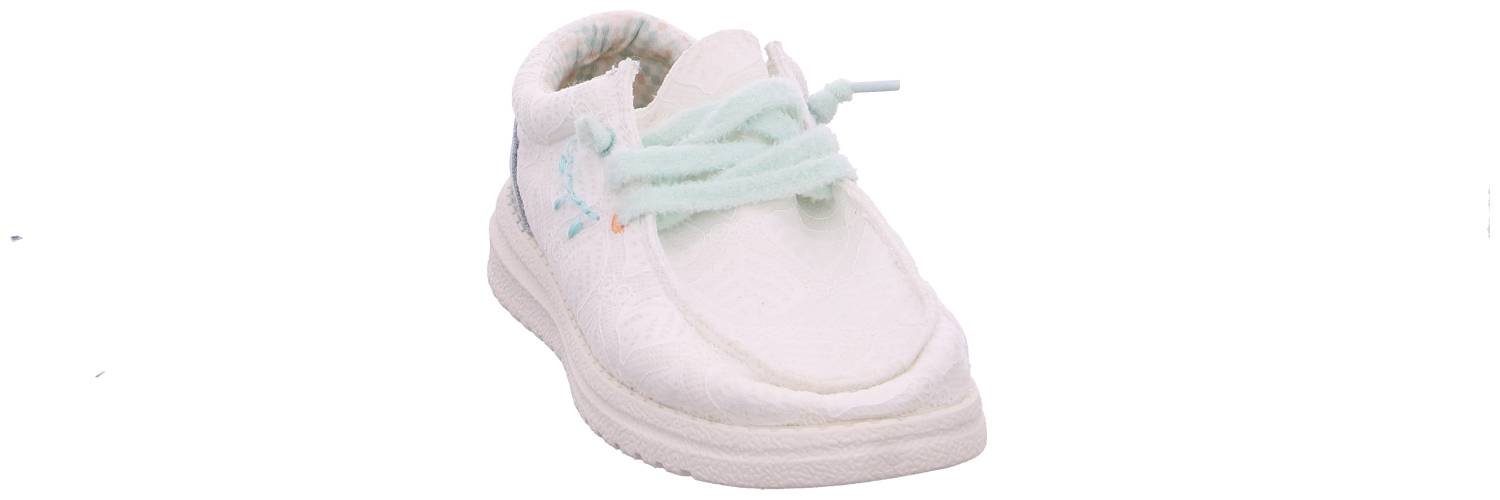 Fusion Emma White Flower Embroidery Slipper