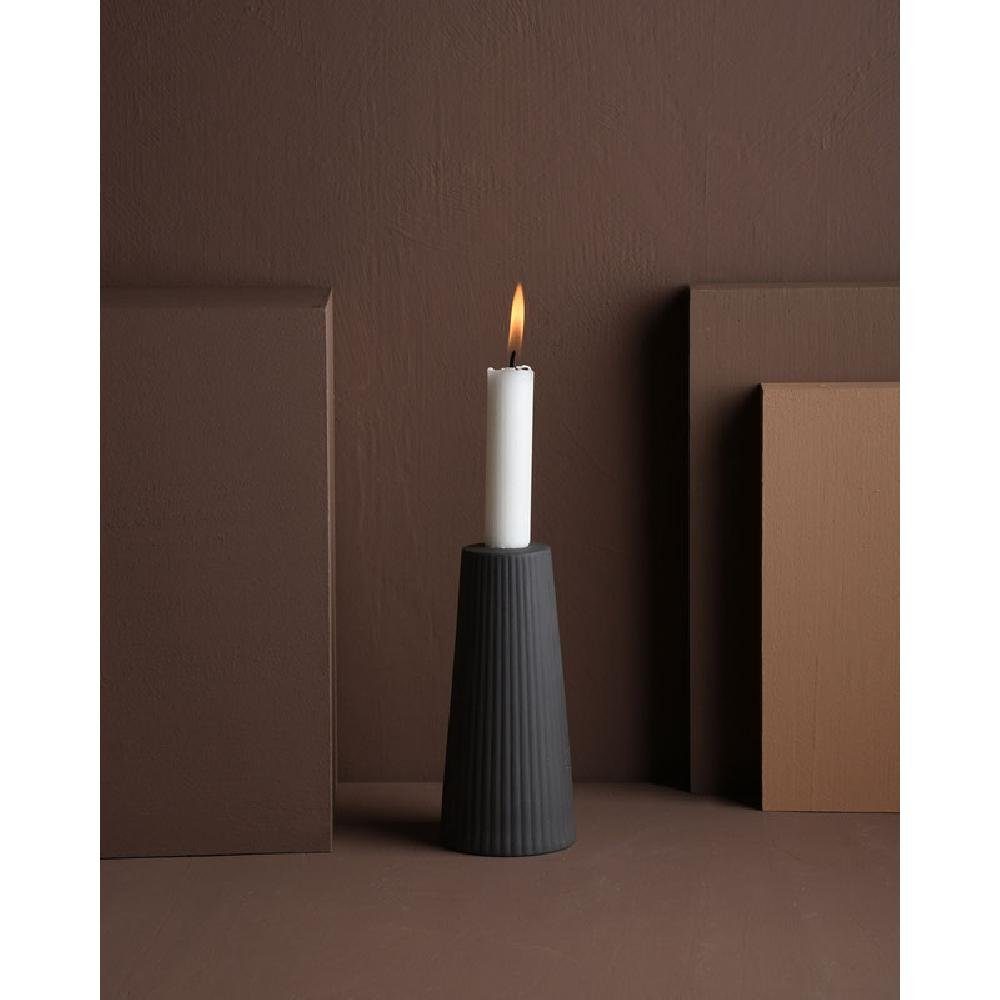 Storefactory Kerzenhalter Kerzenleuchter (15cm) Linghed Grey Dark