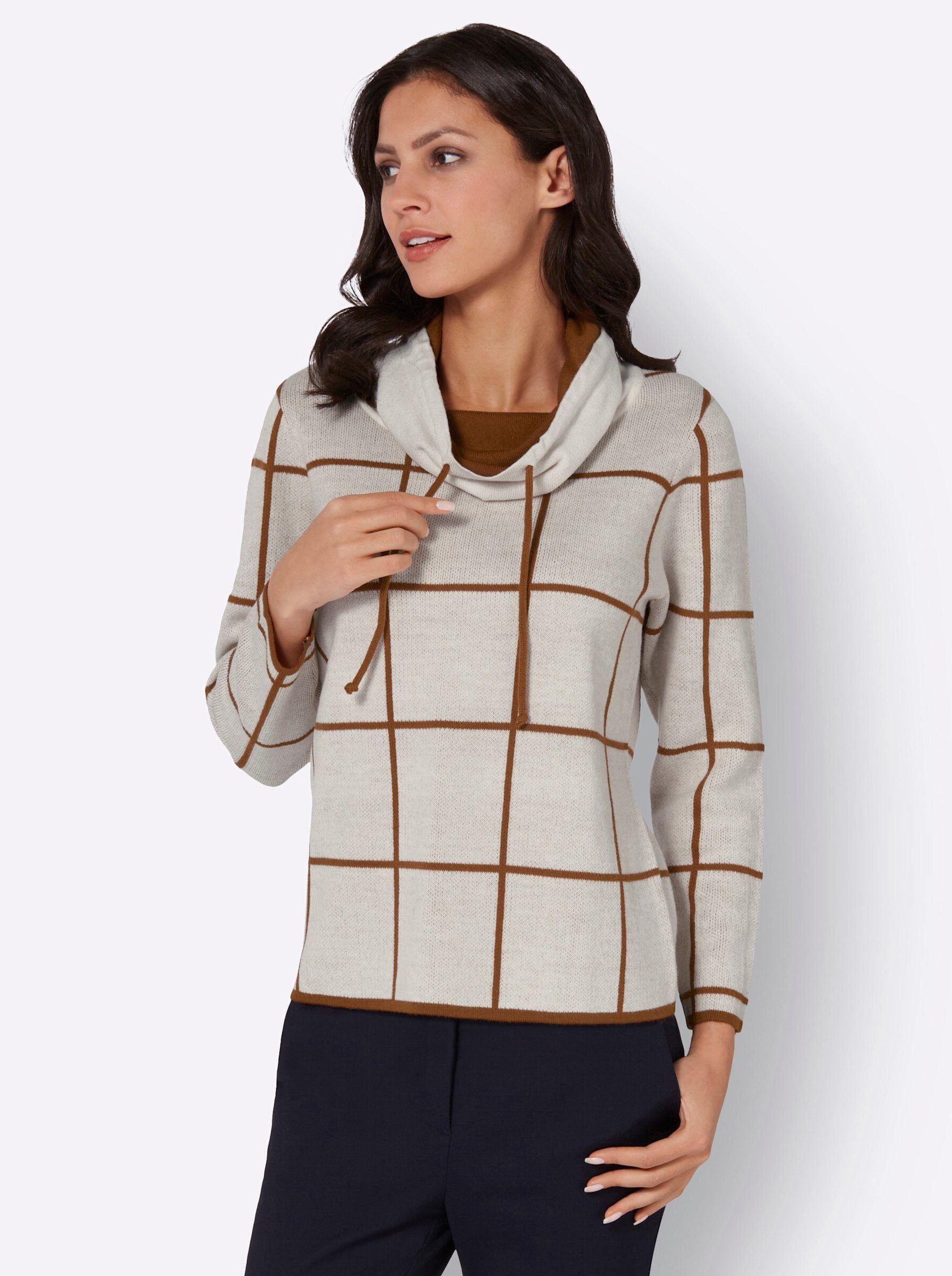 Strickpullover Jacquard-Pullover