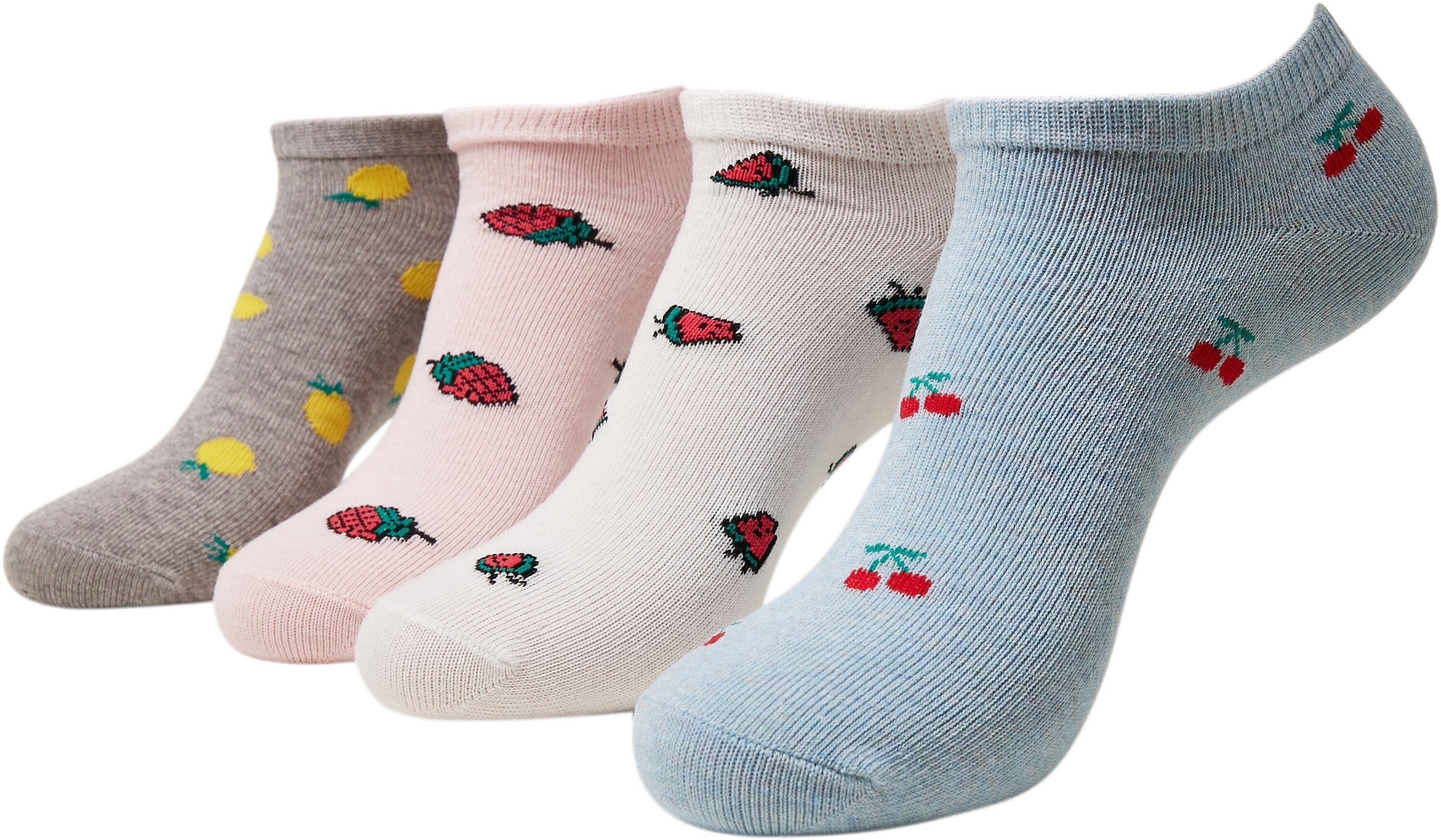 CLASSICS URBAN Freizeitsocken 4-Pack Socks Fruit Yarn (1-Paar) Recycled Invisible Accessoires