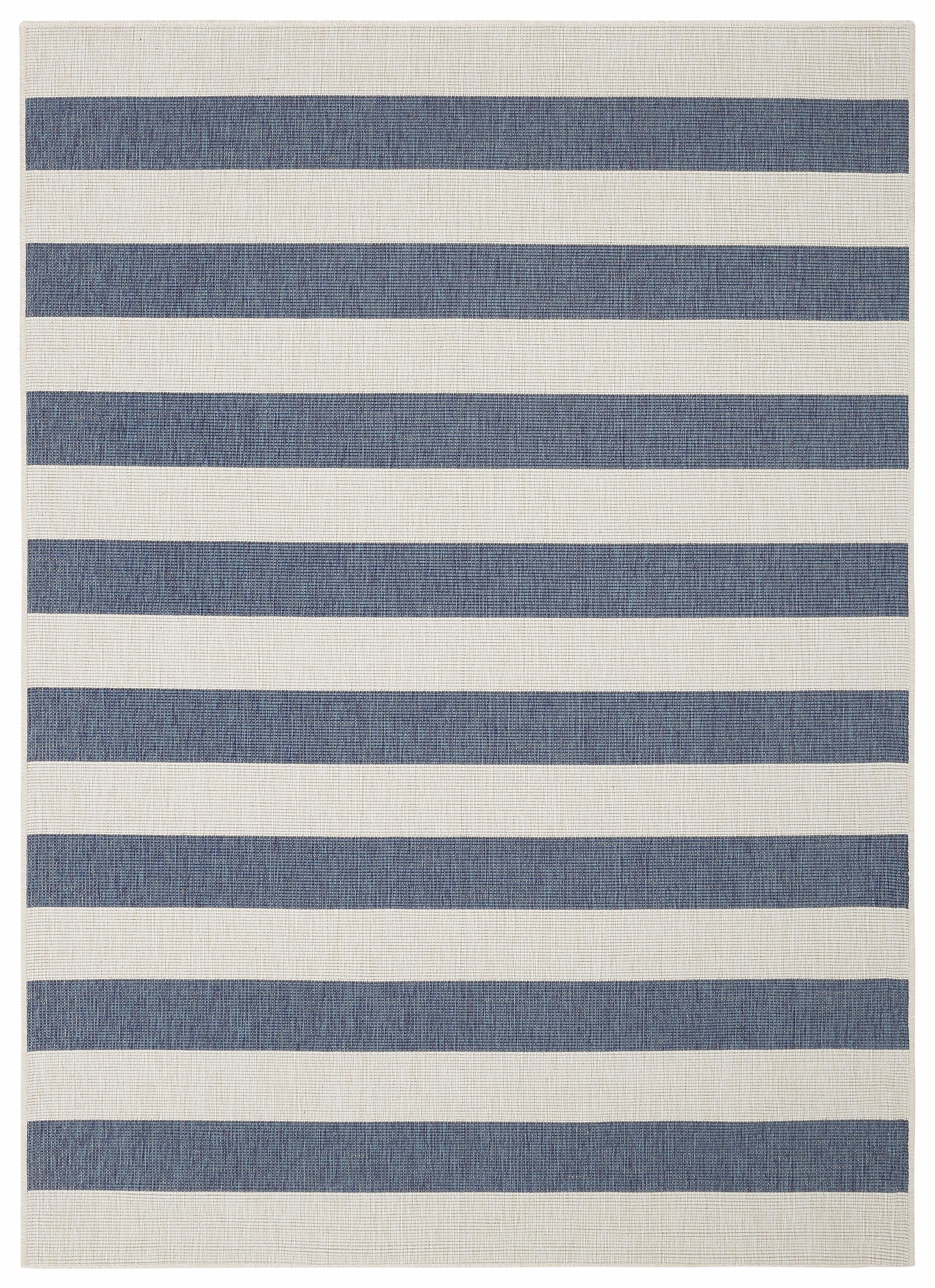 my home Teppich Alan Wendeteppich, rechteckig, Höhe: 5 mm, beidseitig nutzbar, Streifen, Scandi, wetterfest, für In- und Outdoor. Reduzierter Preis € 30,30. Unverbindliche Preisempfehlung € 81,99